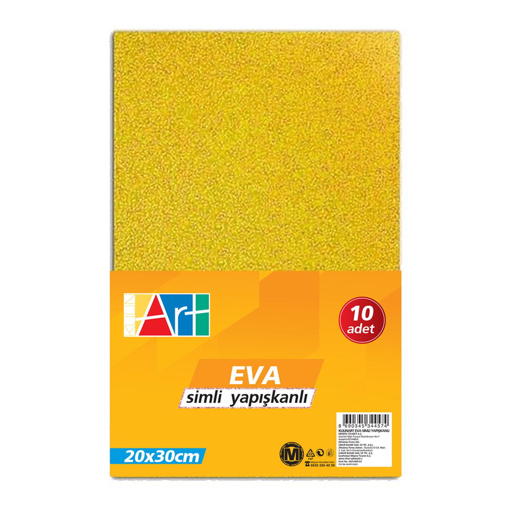 Kulinart Eva Simli Yapışkanlı 10'lu