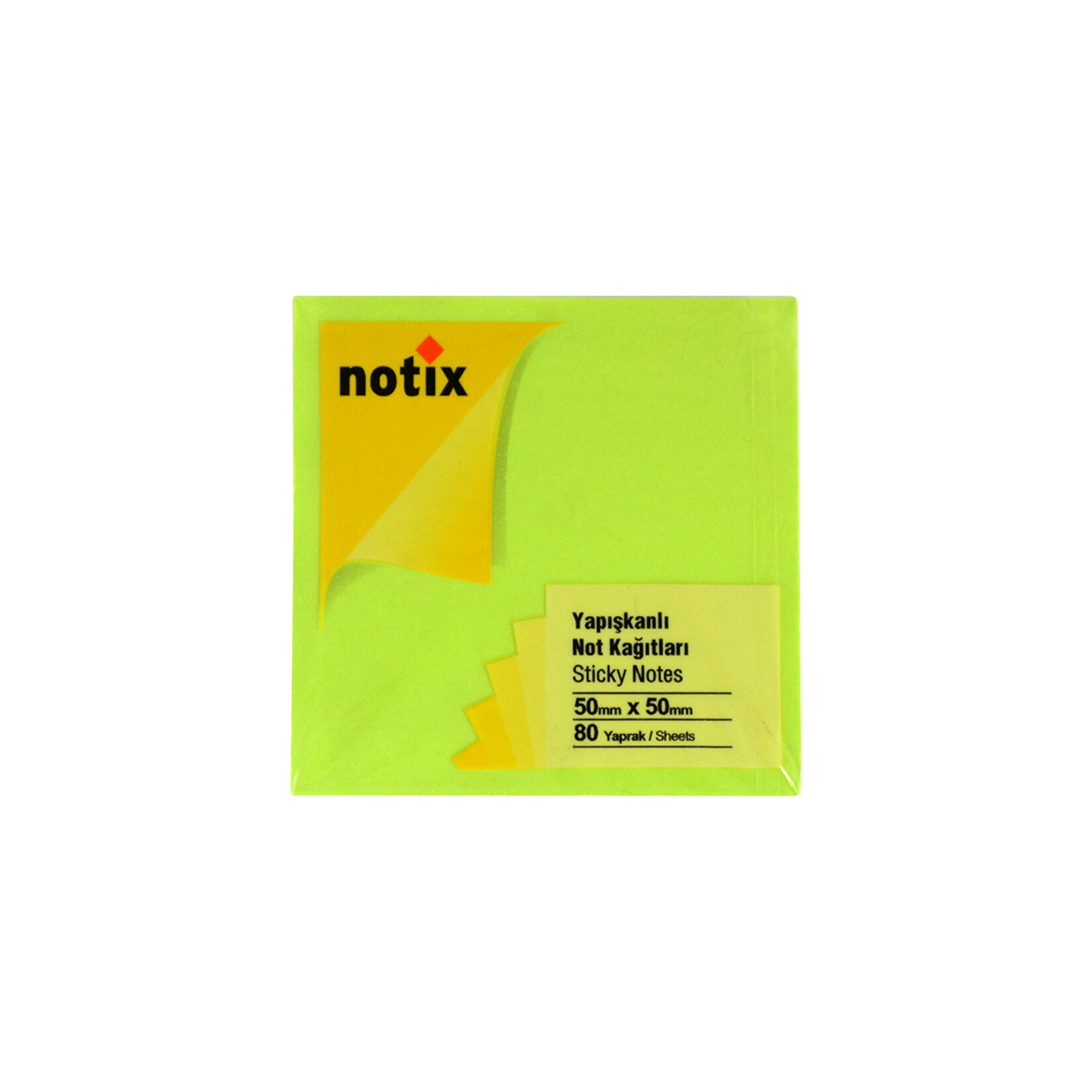 Umur Notix Neon Yeşil 80 Yaprak 50x50