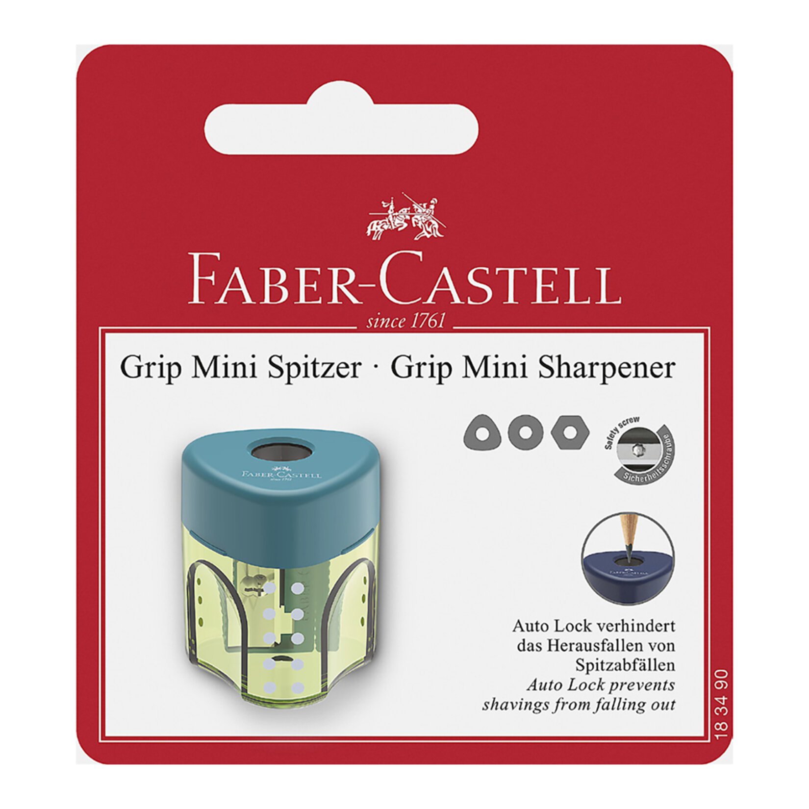 Faber Castell Blister Grip Auto Kalemtraş Trend - Görsel 1