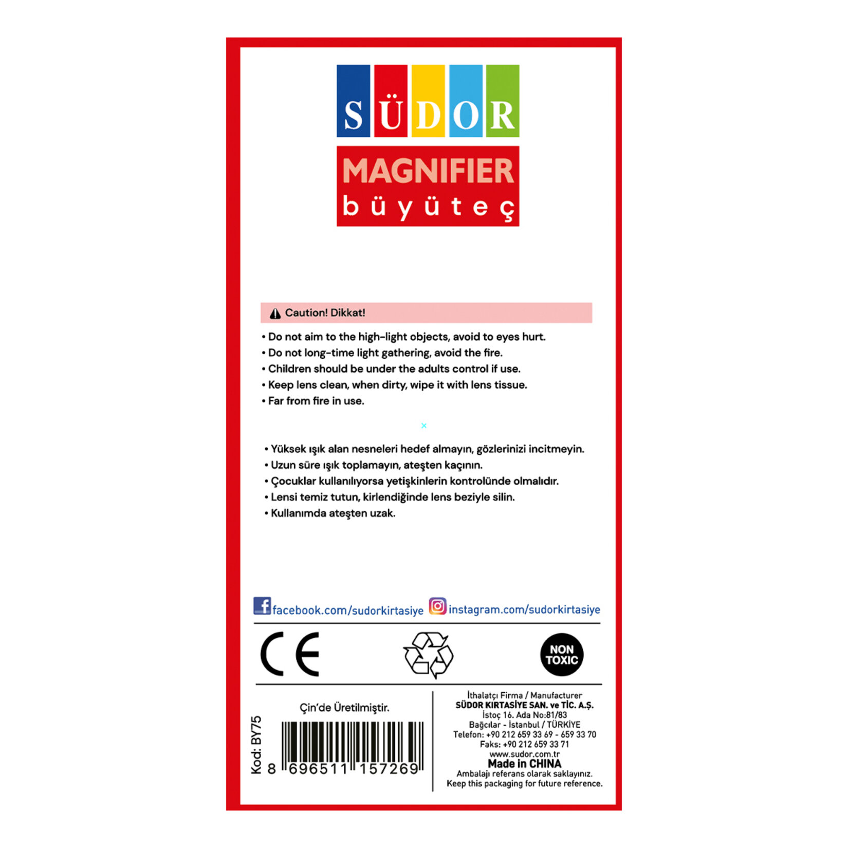 Südor Büyüteç 75 Mm - Görsel 2