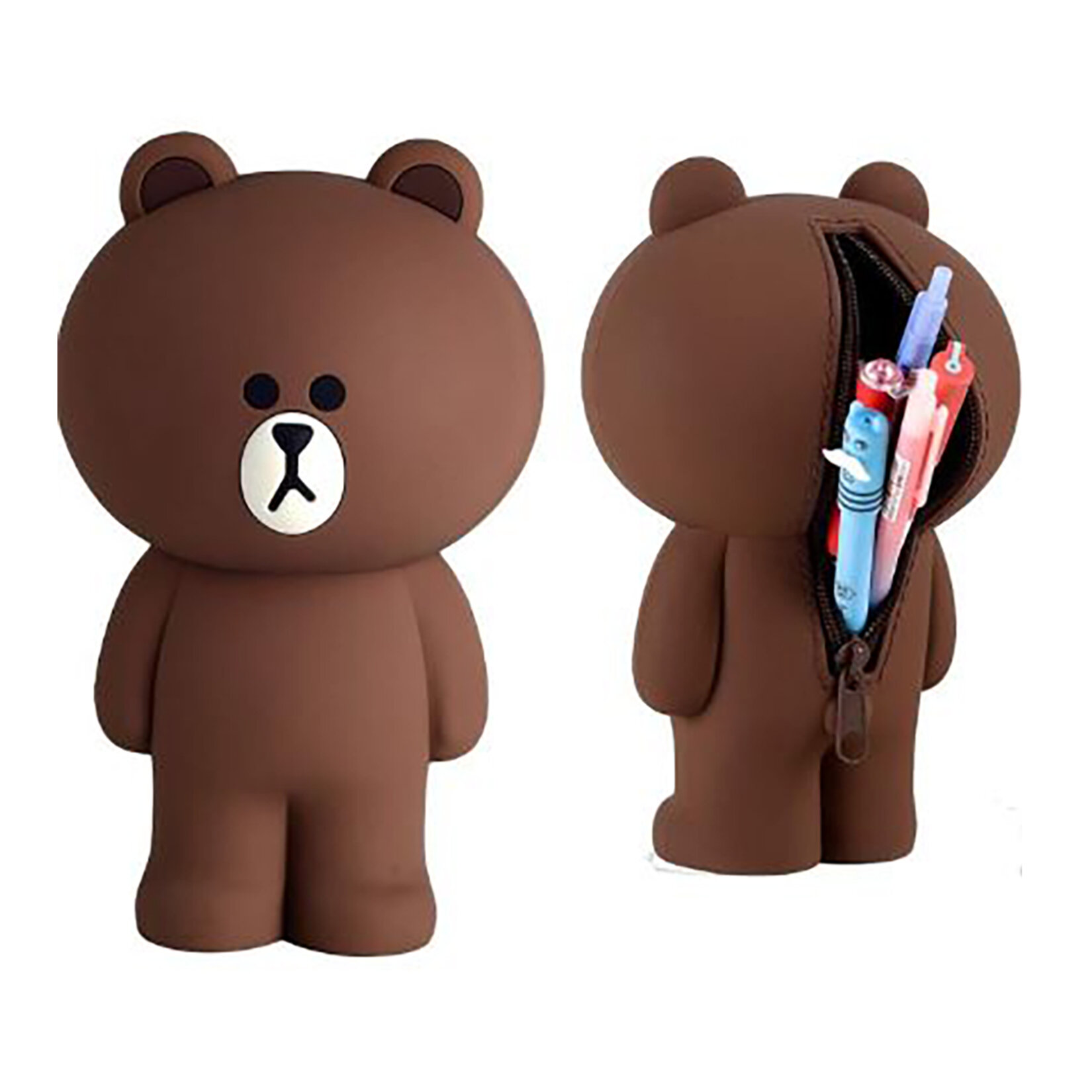 Fly Sevimli Hayvanlar Seri Silikon Kalem Çanta - Görsel 4