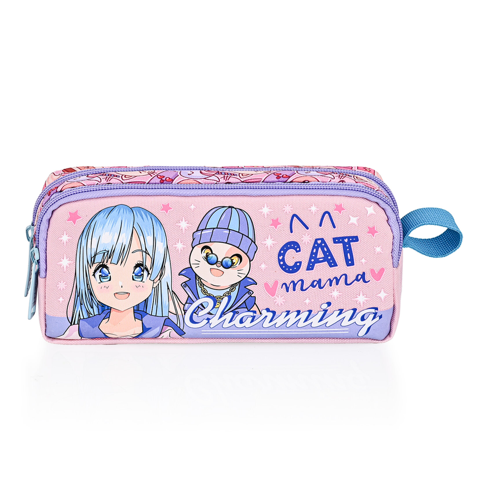 Frocx Çift Gözlü Kalem Çantası Due-pls Charmıng - Görsel 1