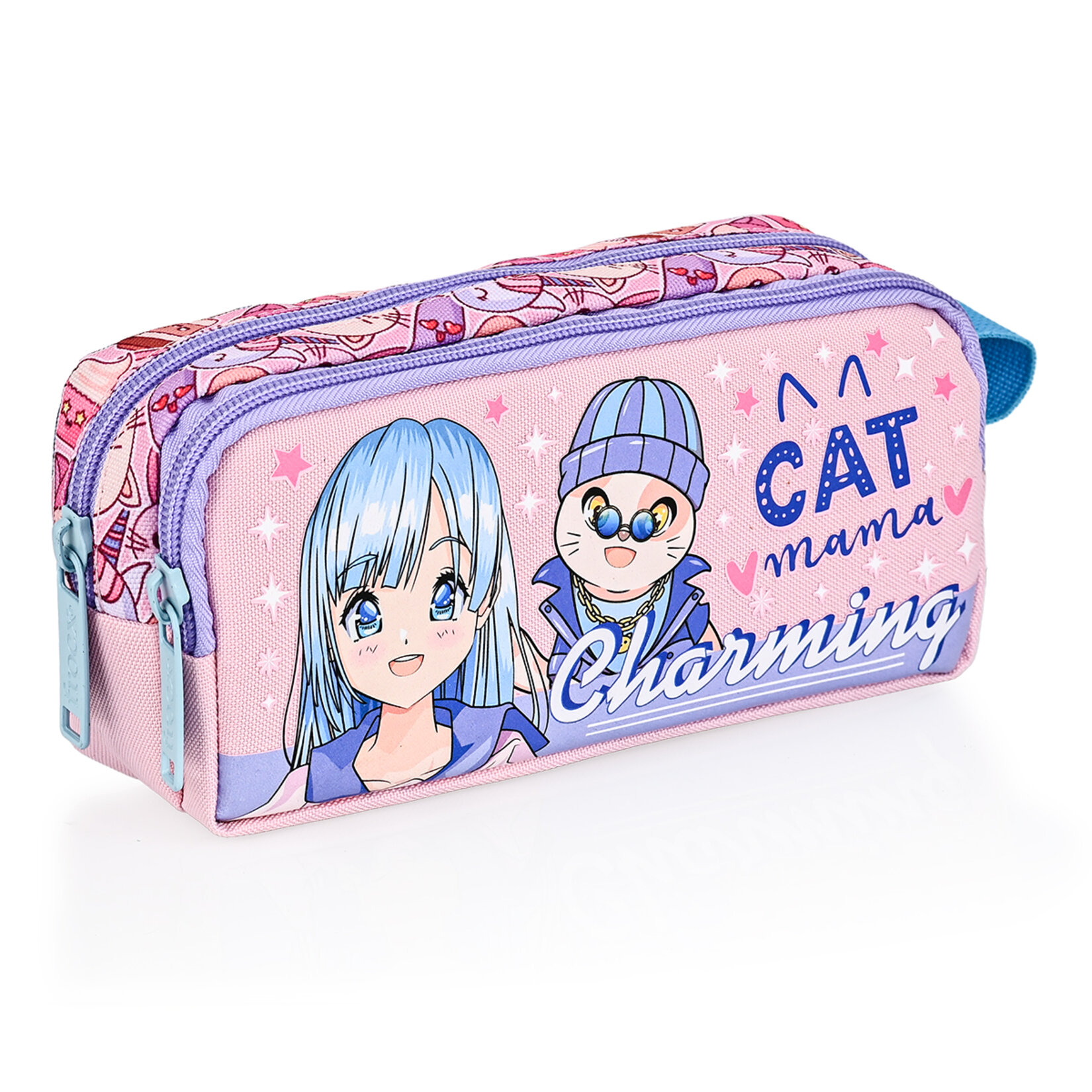 Frocx Çift Gözlü Kalem Çantası Due-pls Charmıng - Görsel 2