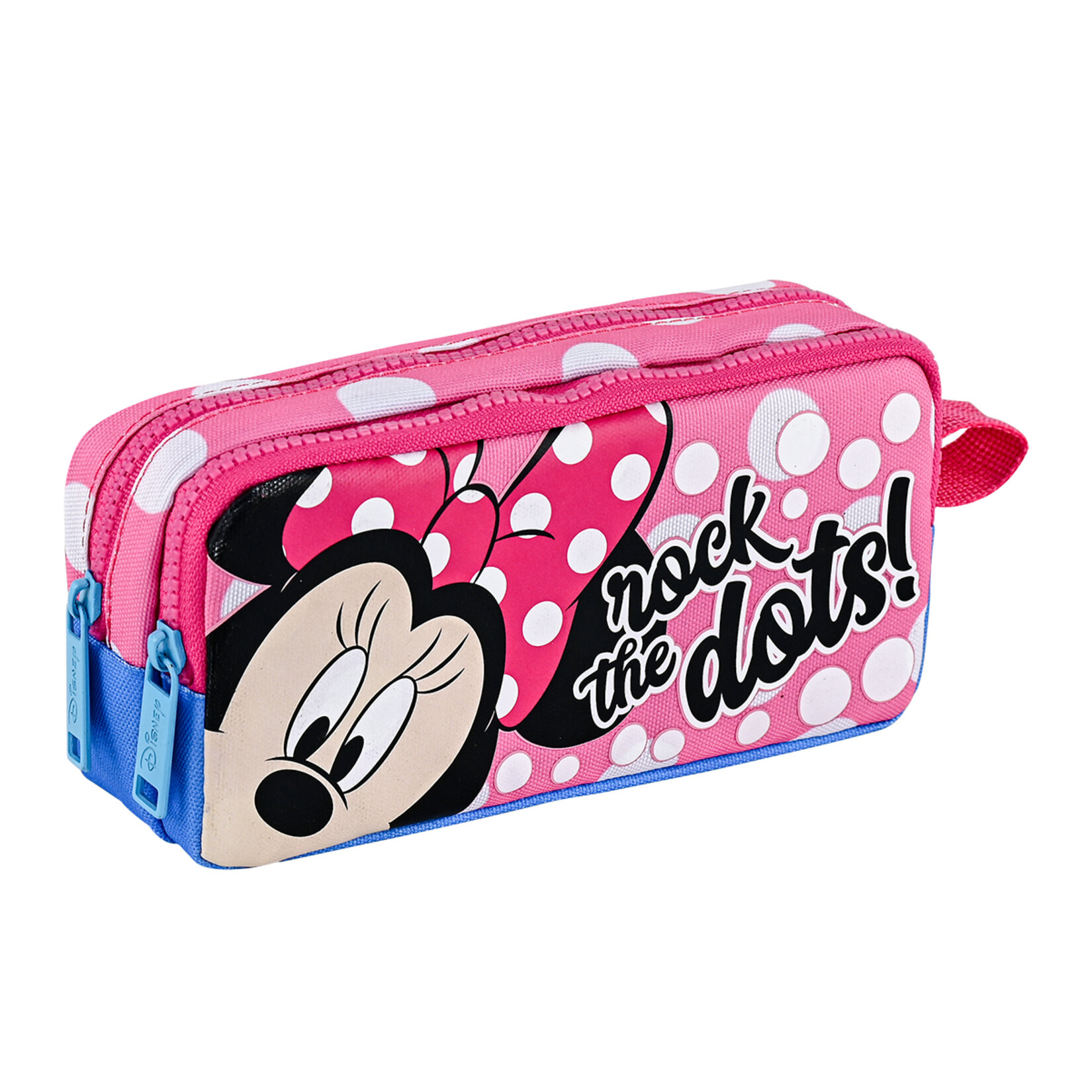 Frocx Minnie Mouse Çift Gözlü Kalem Çanta due-rx Dots - Görsel 2