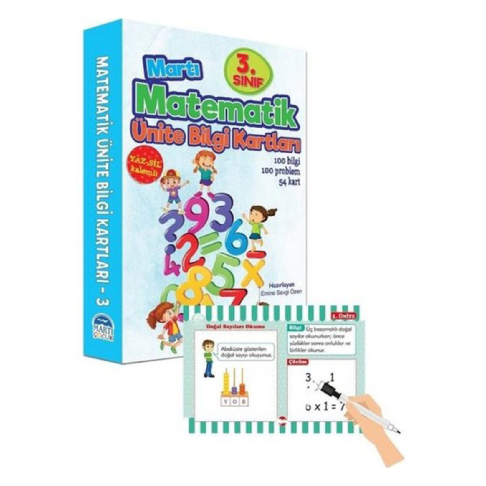 Martı Matematik Ünite Bilgi Kartları 3. Sınıf