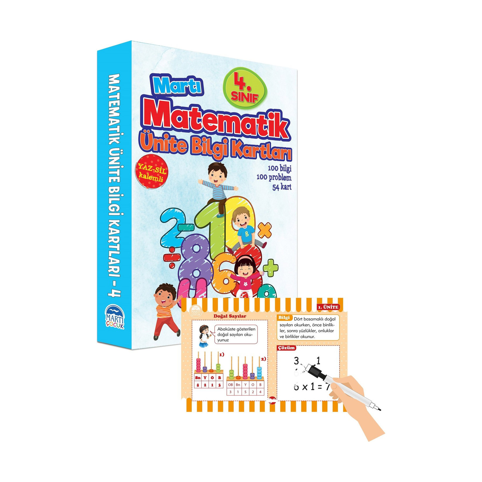 Martı Matematik Ünite Bilgi Kartları 4. Sınıf