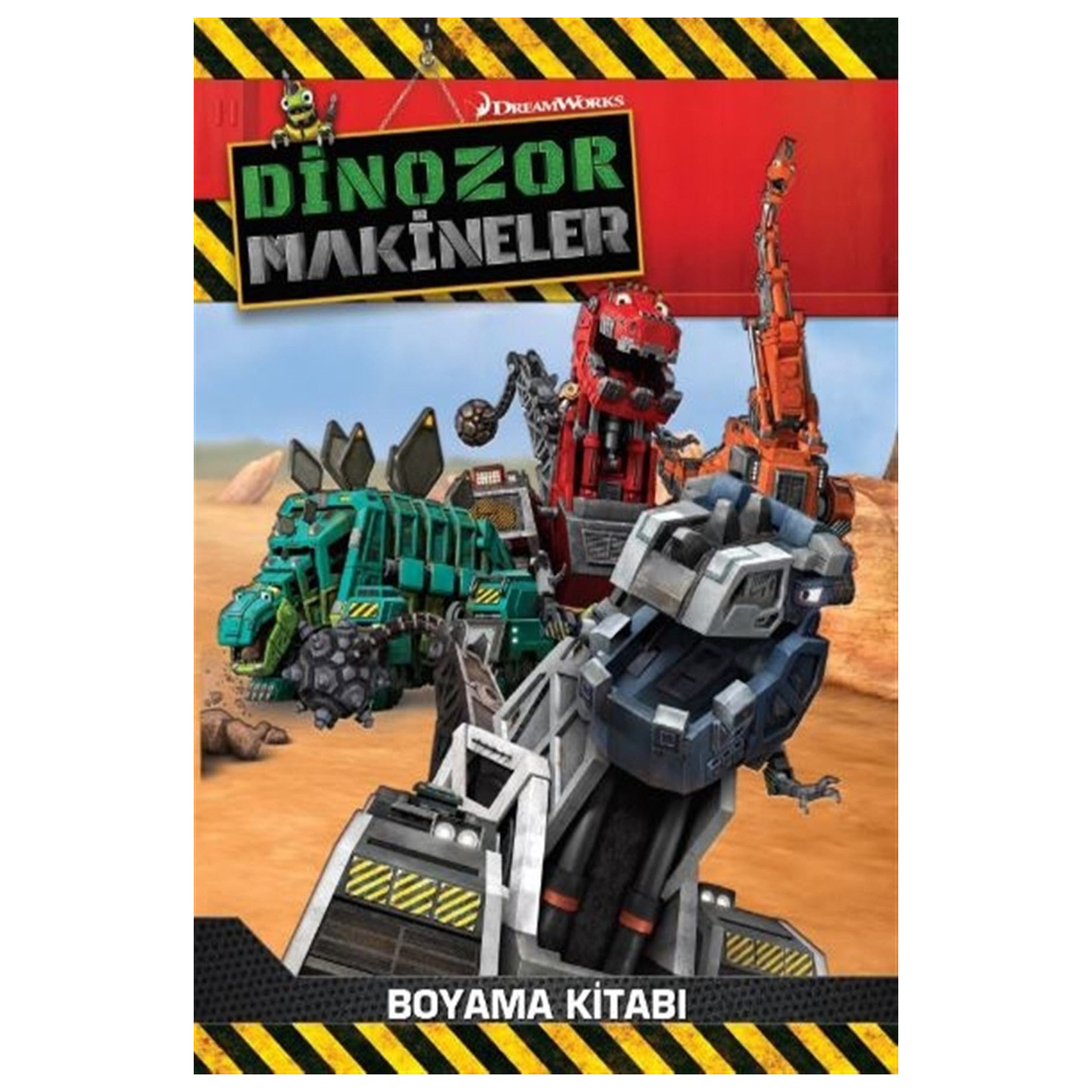 Dinozor Makineler Boyama