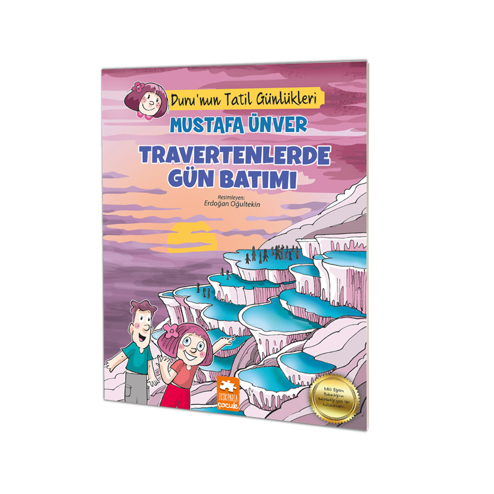 Travertenlerde Gün Batımı - Duru'nun Tatil Günlükleri