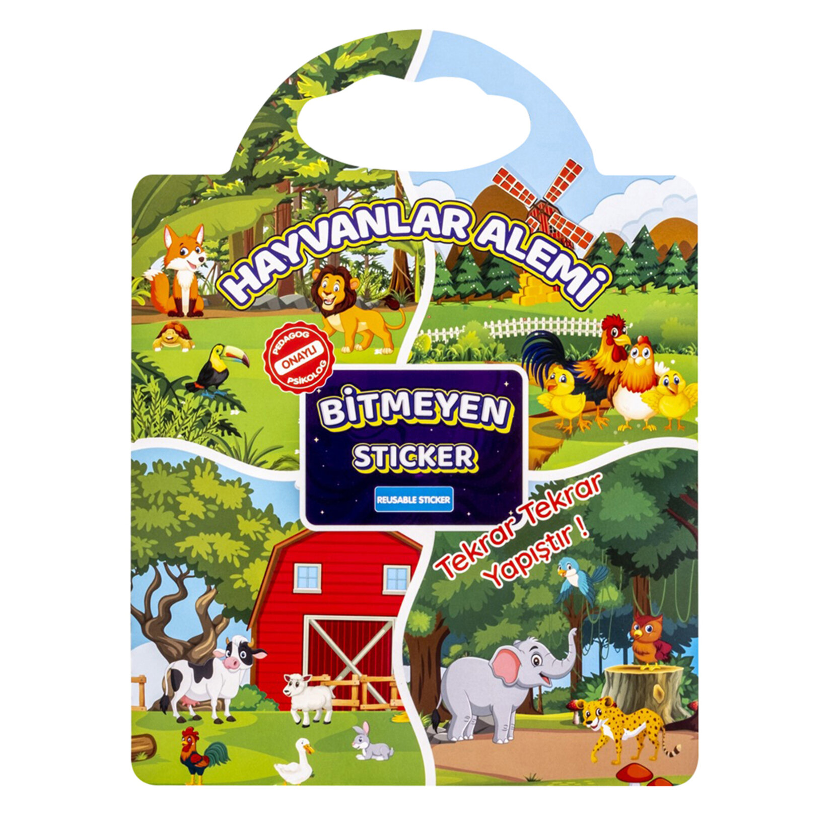 Gepettoys Bitmeyen Sticker Kitabı - Görsel 2