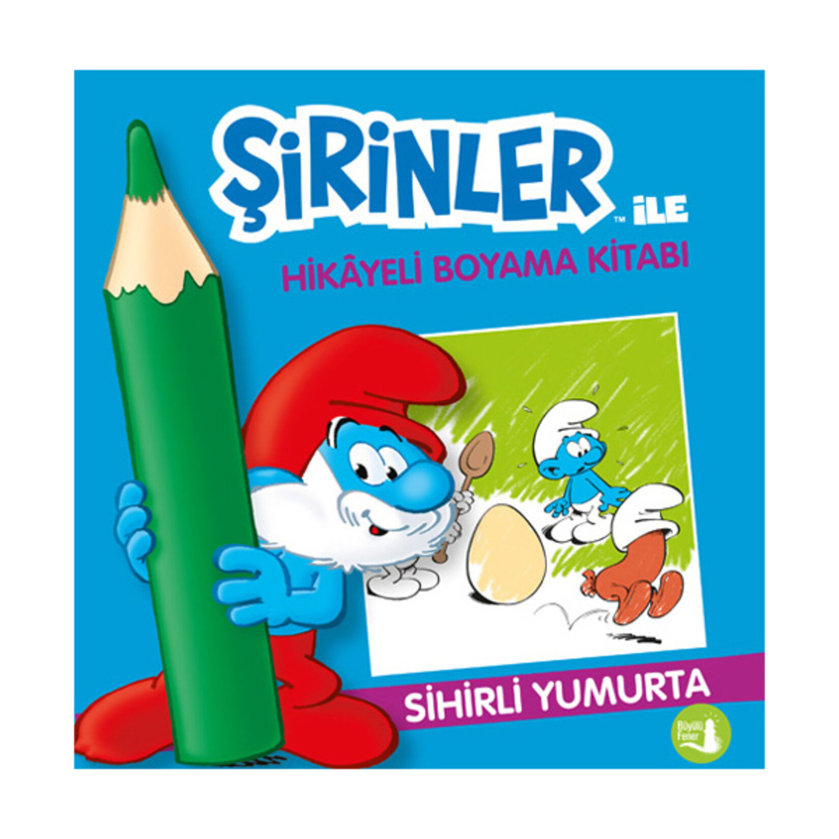 Şirinler İle Hikayeli Boyama Kitabı