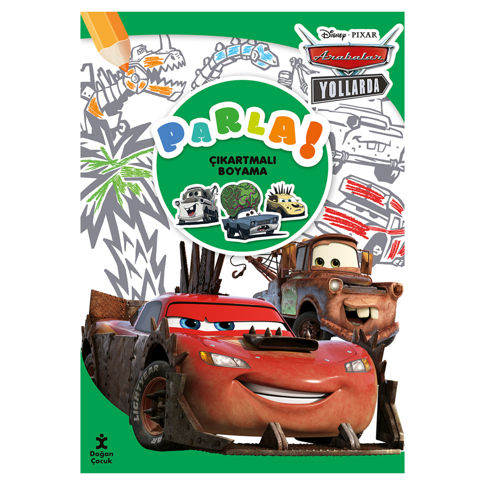 Lisanslı Parla Çıkartmalı Boyama Kitabı - Görsel 1