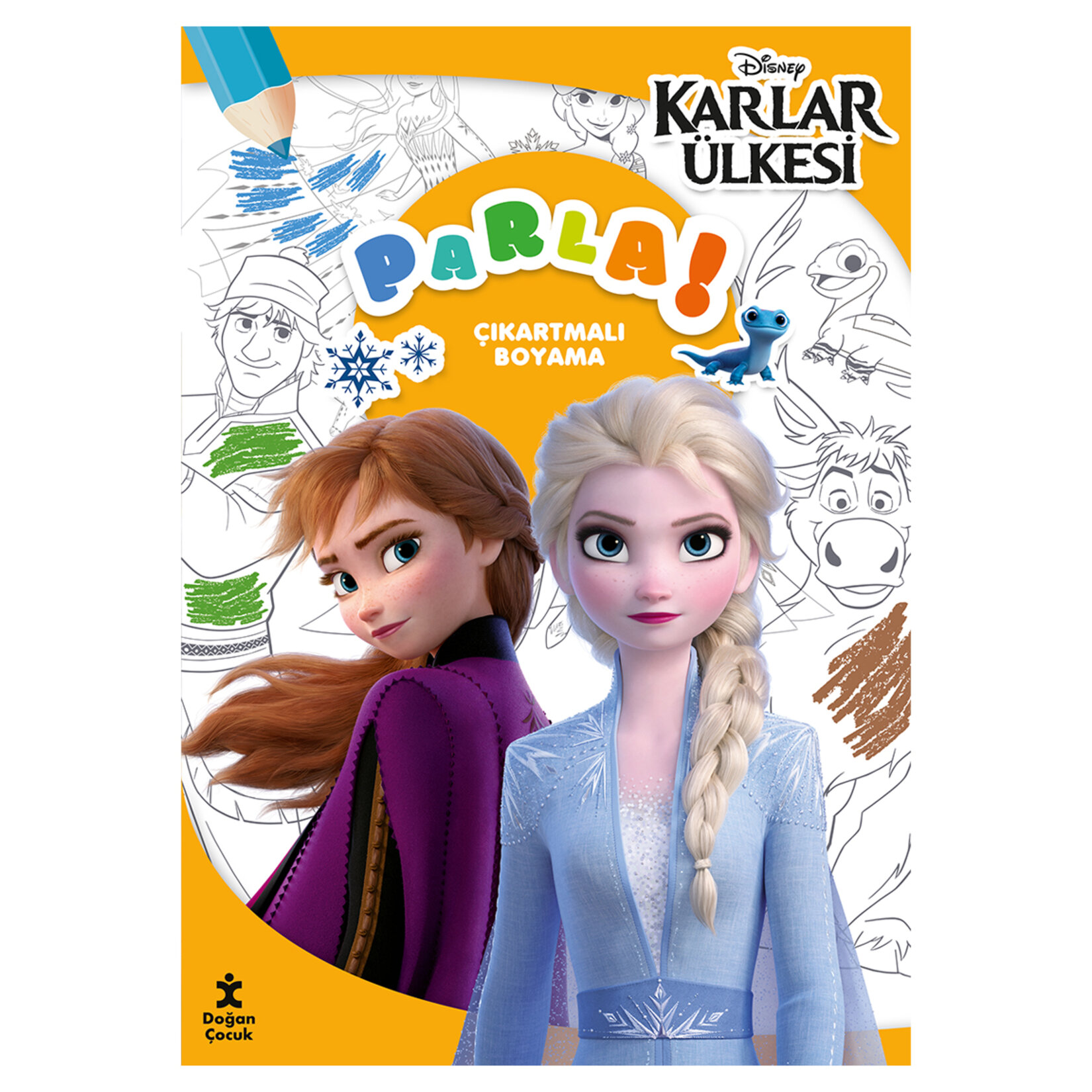 Lisanslı Parla Çıkartmalı Boyama Kitabı - Görsel 2