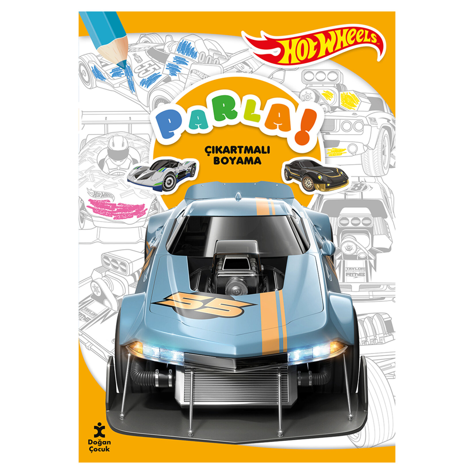 Lisanslı Parla Çıkartmalı Boyama Kitabı - Görsel 4