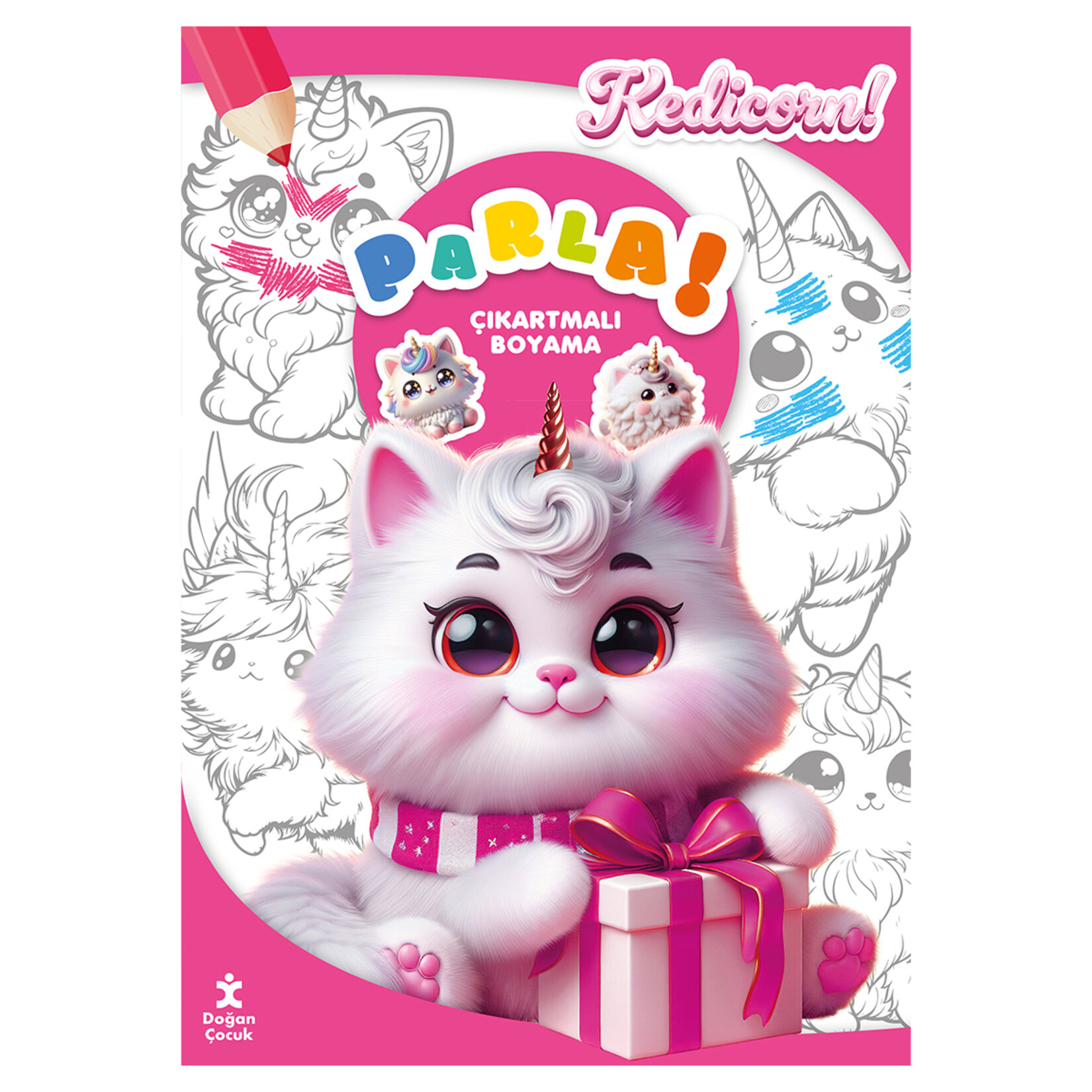 Lisanslı Parla Çıkartmalı Boyama Kitabı - Görsel 5