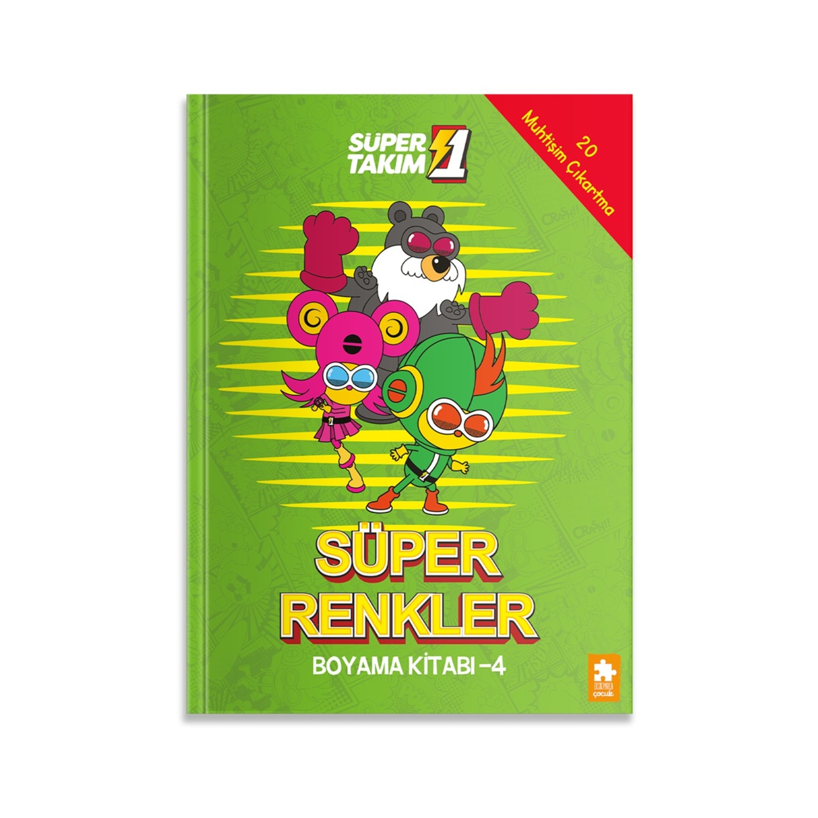 Süper 1 Takım Süper Renkler Boyama Kitabı