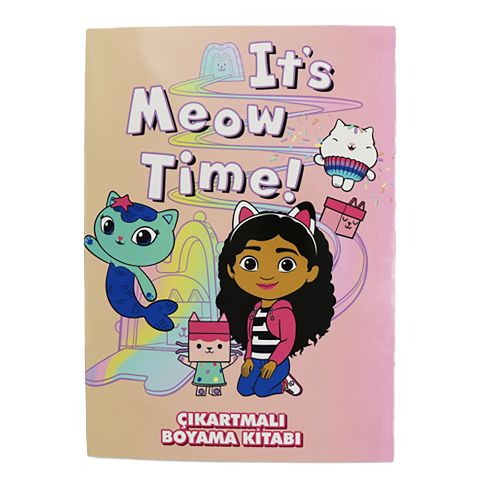 Gabyy'nin Hayal Evi 20 x 28 Çıkartmalı Boyama Kitabı