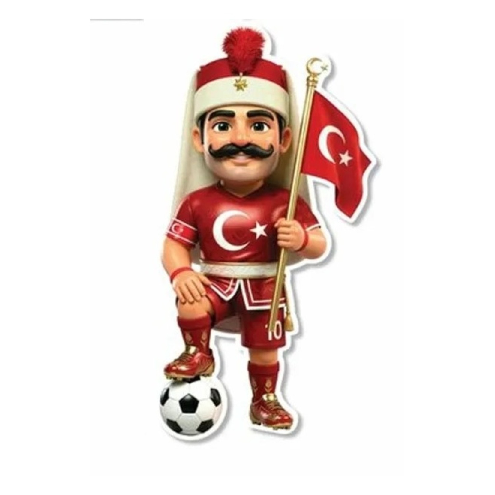 Delux Milli Takım Dekor Süs Seti - Görsel 1