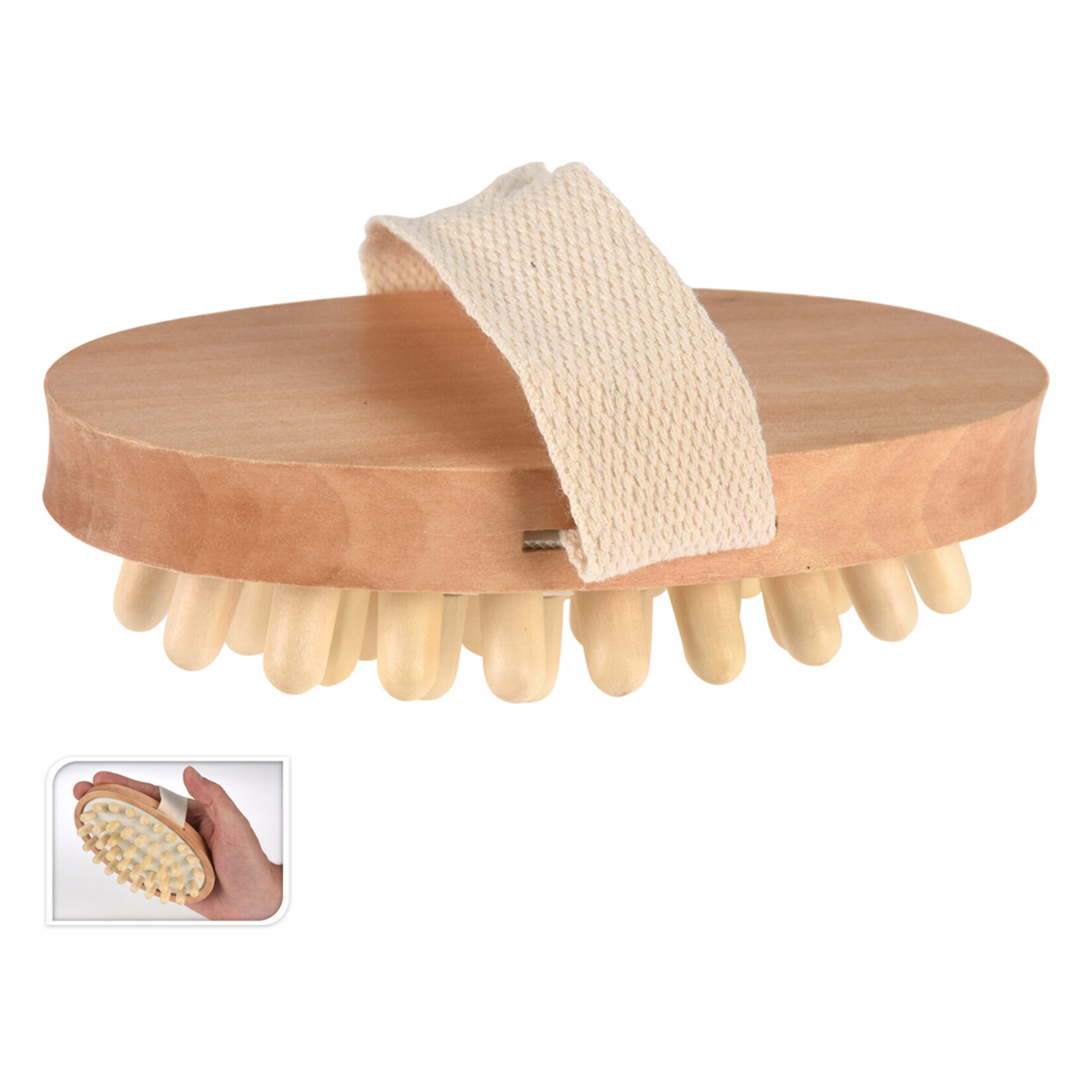 Koopman Ahşap Başlıklı Masaj Fırçası