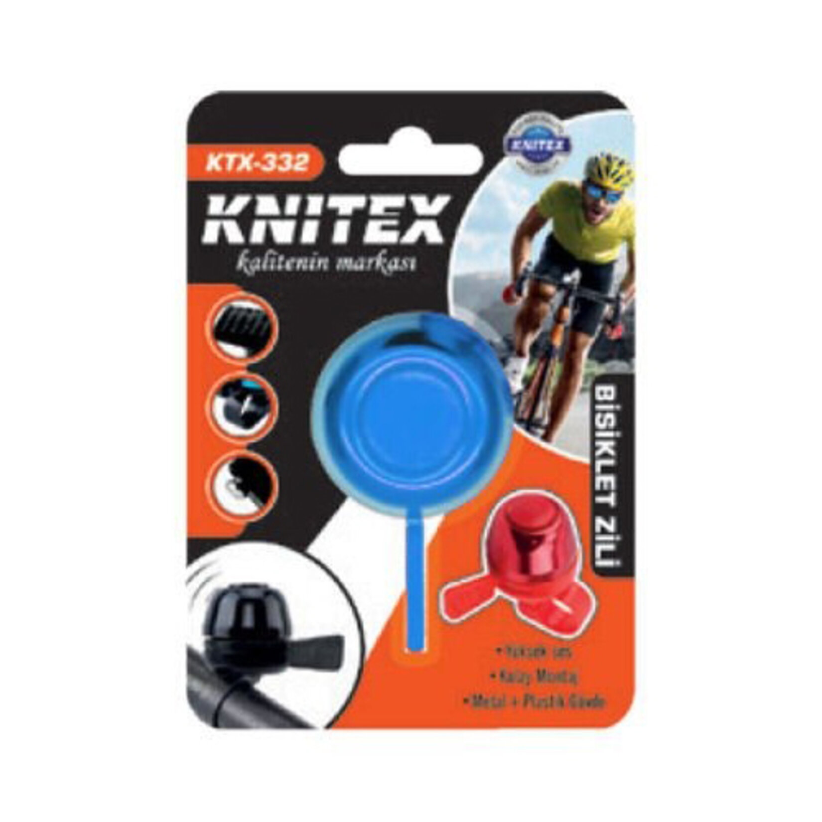 Knitex Çıngırak Bisiklet Zili Renkli