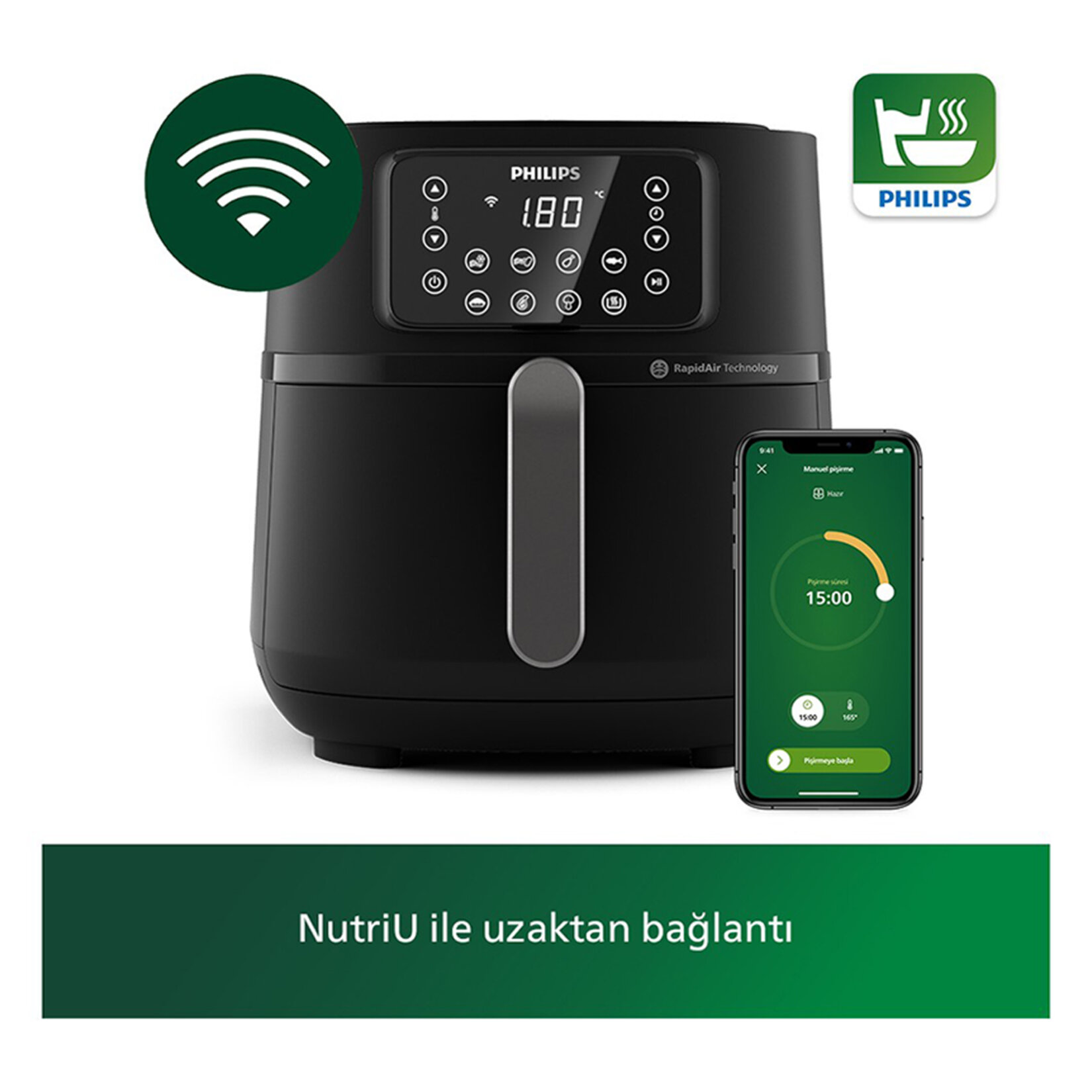 Philips Airfryer HD9285/96 5000 Serisi XXL 7.2 L - Görsel 2