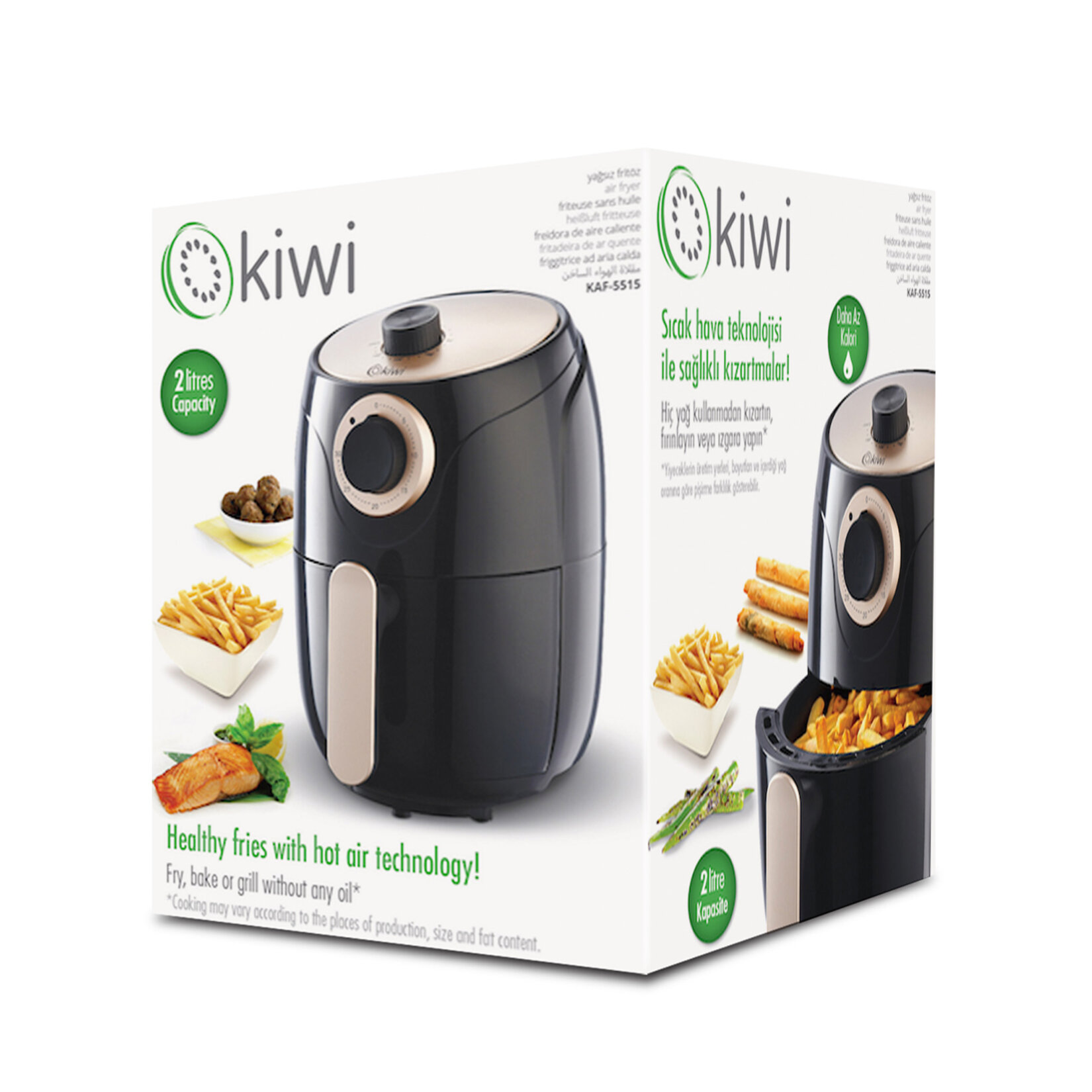 Kiwi Kaf-5515 Yağsız Fritöz - Görsel 1