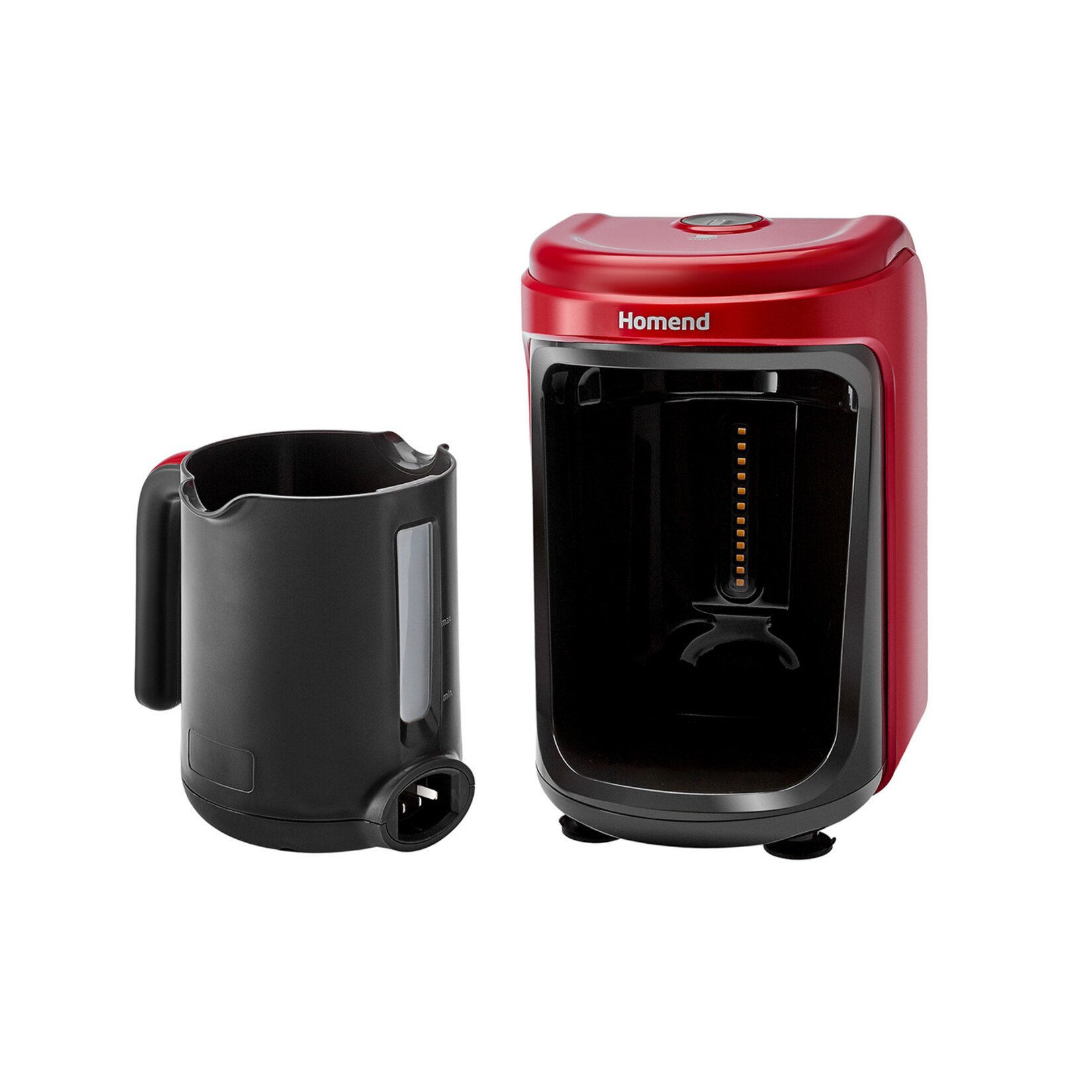 Homend Pottoman 1841H Türk Kahve Makinesi Kırmızı - Görsel 5