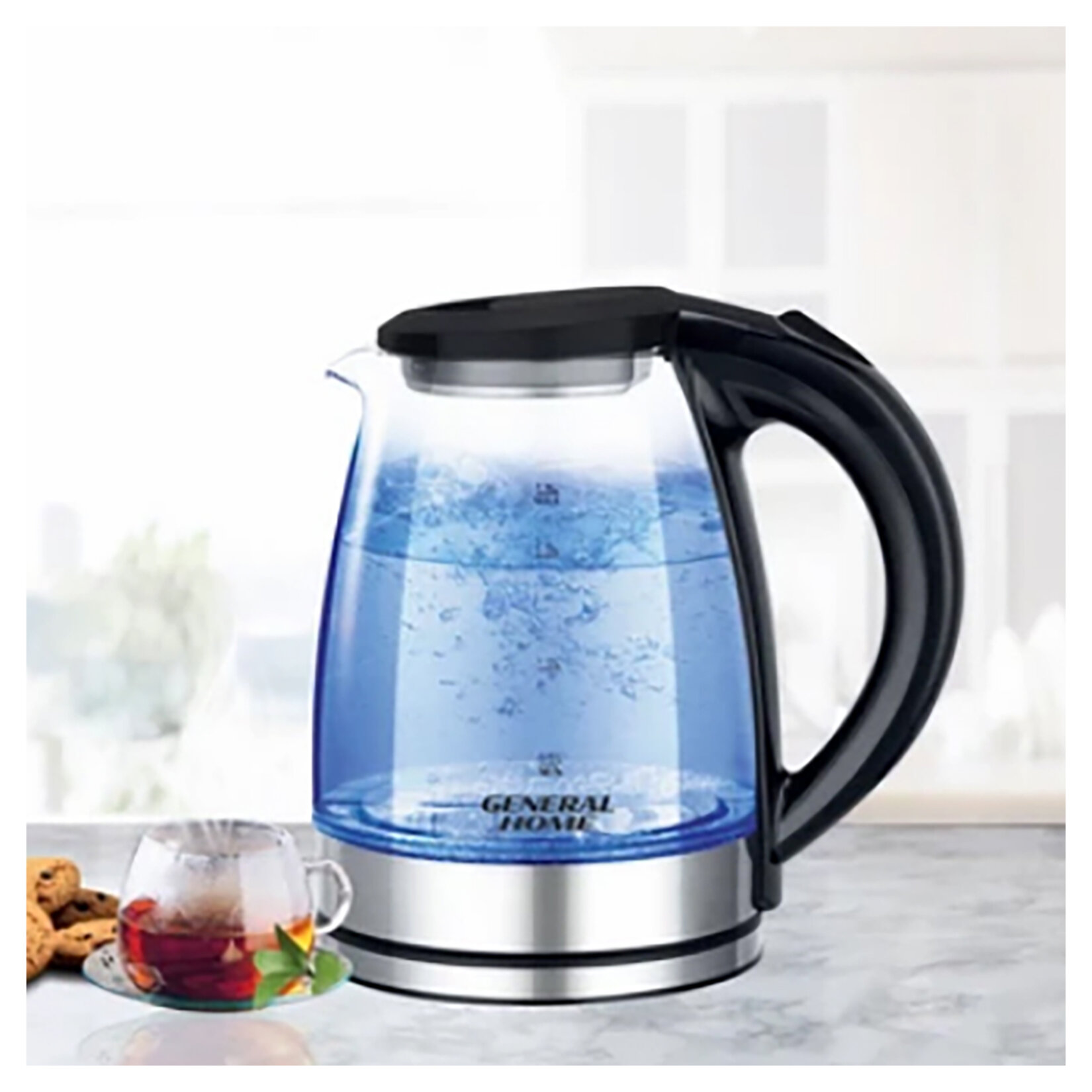 General Home GH-3300 Elektrikli Cam Su Isıtıcı - Görsel 2