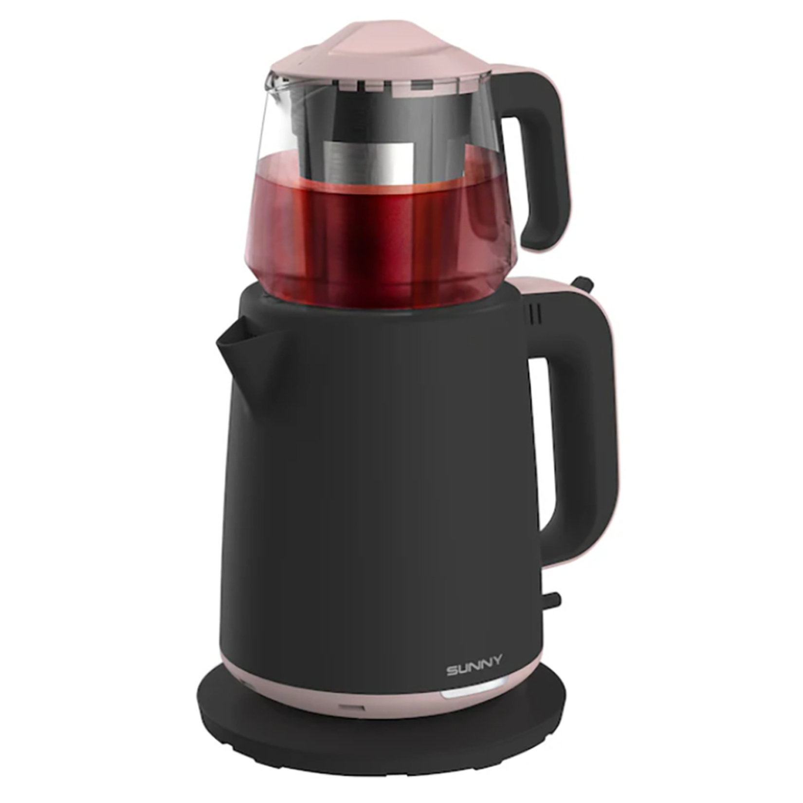 Sunny Pasha Çay Makinesi Siyah / Rose Gold - Görsel 1