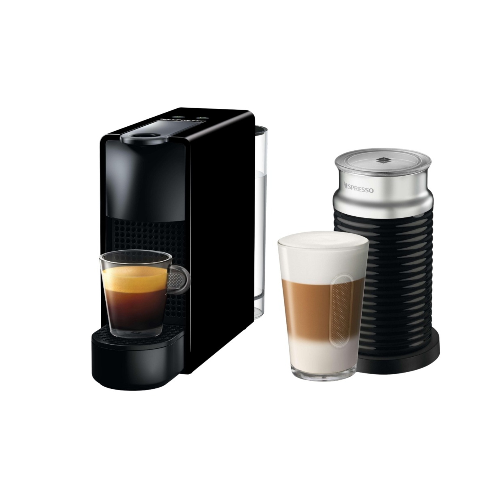 Nespresso Essenza Mini Black & Aeroccino 3 - Görsel 1
