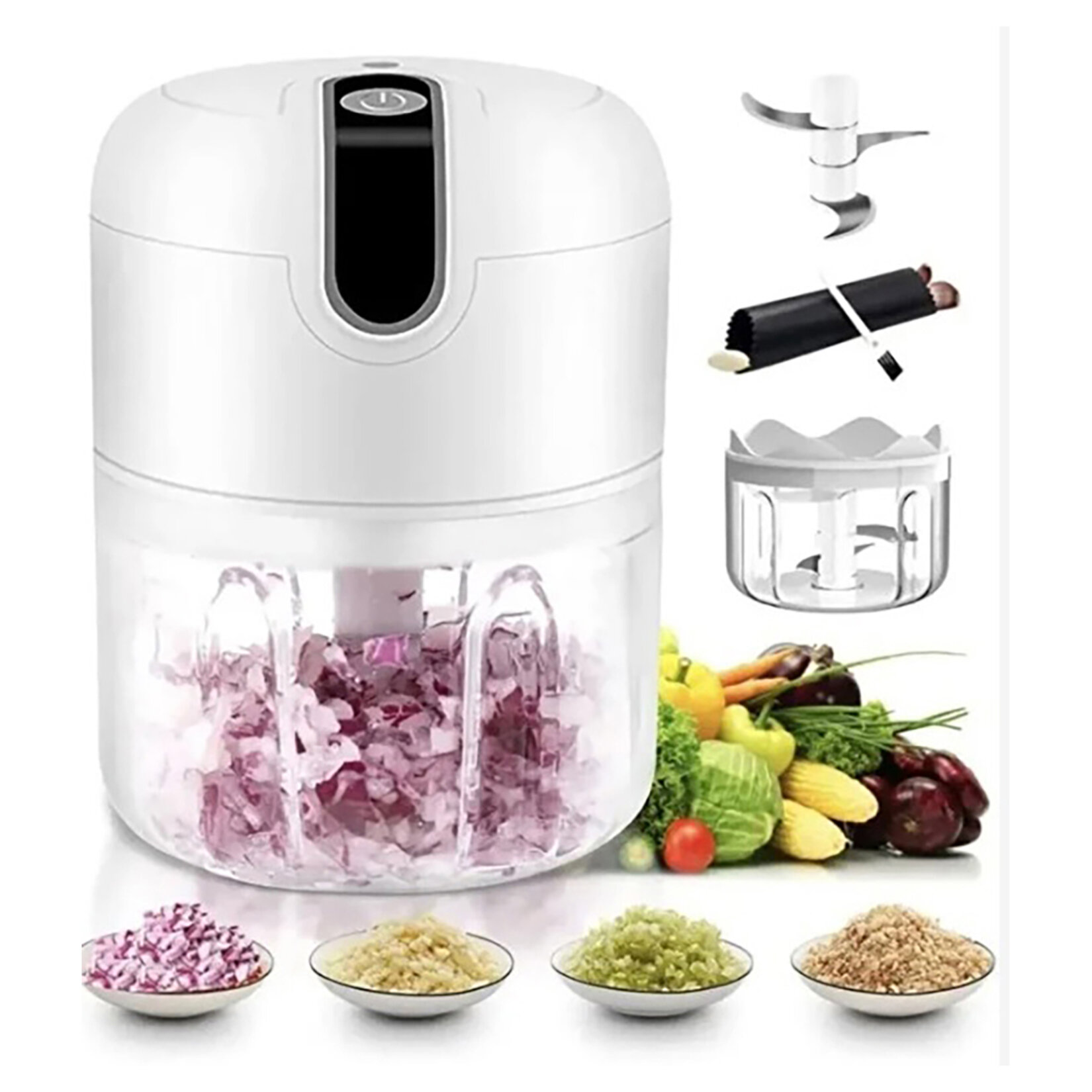 Bood 3 Bıçaklı Kablosuz Şarjlı Doğrayıcı 250 Ml