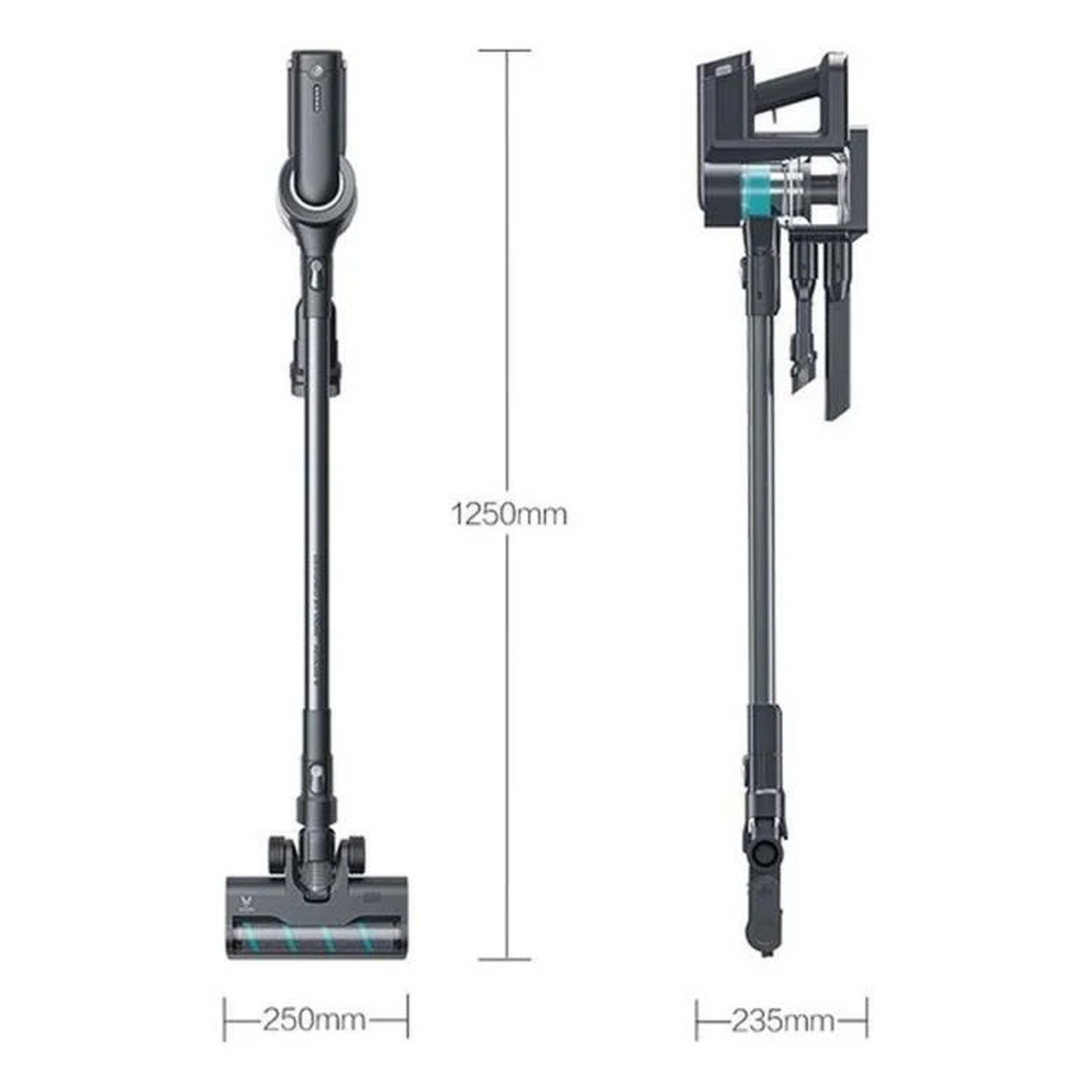 Viomi A9 Handheld Vacuum Cleaner Grey - Görsel 3