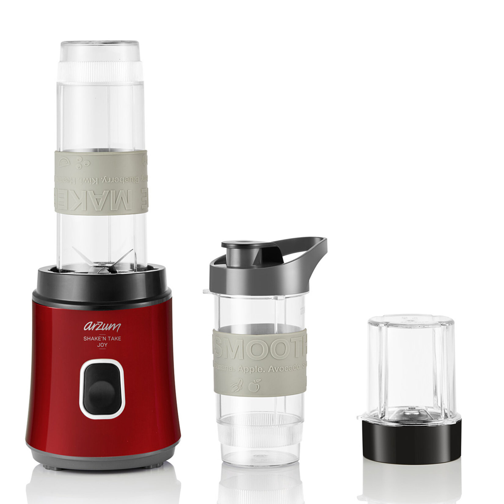 Arzum Shake'n Take Joy Kişisel Blender Kırmızı - Görsel 1
