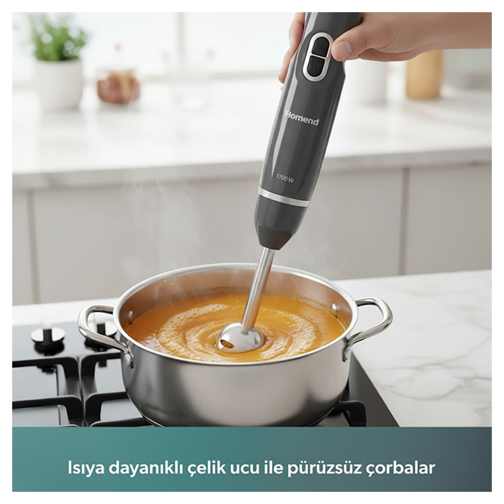 Homend Handmaid 1936H Blender Seti Antrasit - Görsel 6