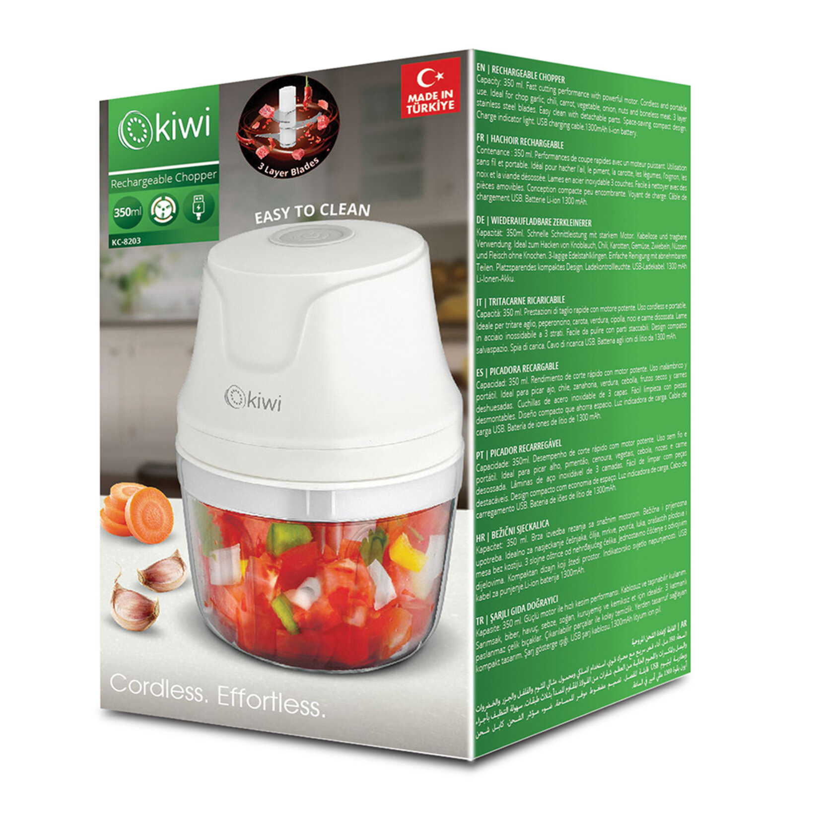 Kiwi KC-8203 Şarjlı Pratik Rondo - Görsel 2