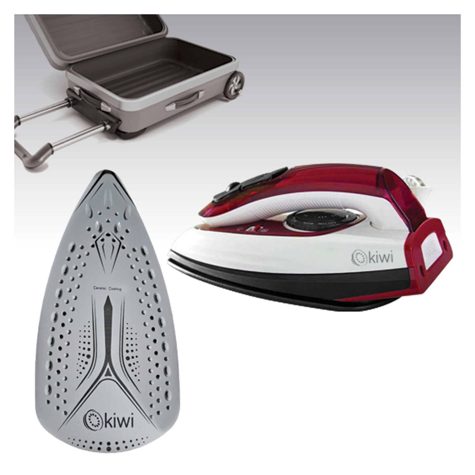 Kiwi KSI-6317 Seyahat Tipi Buharlı Ütü - Görsel 3