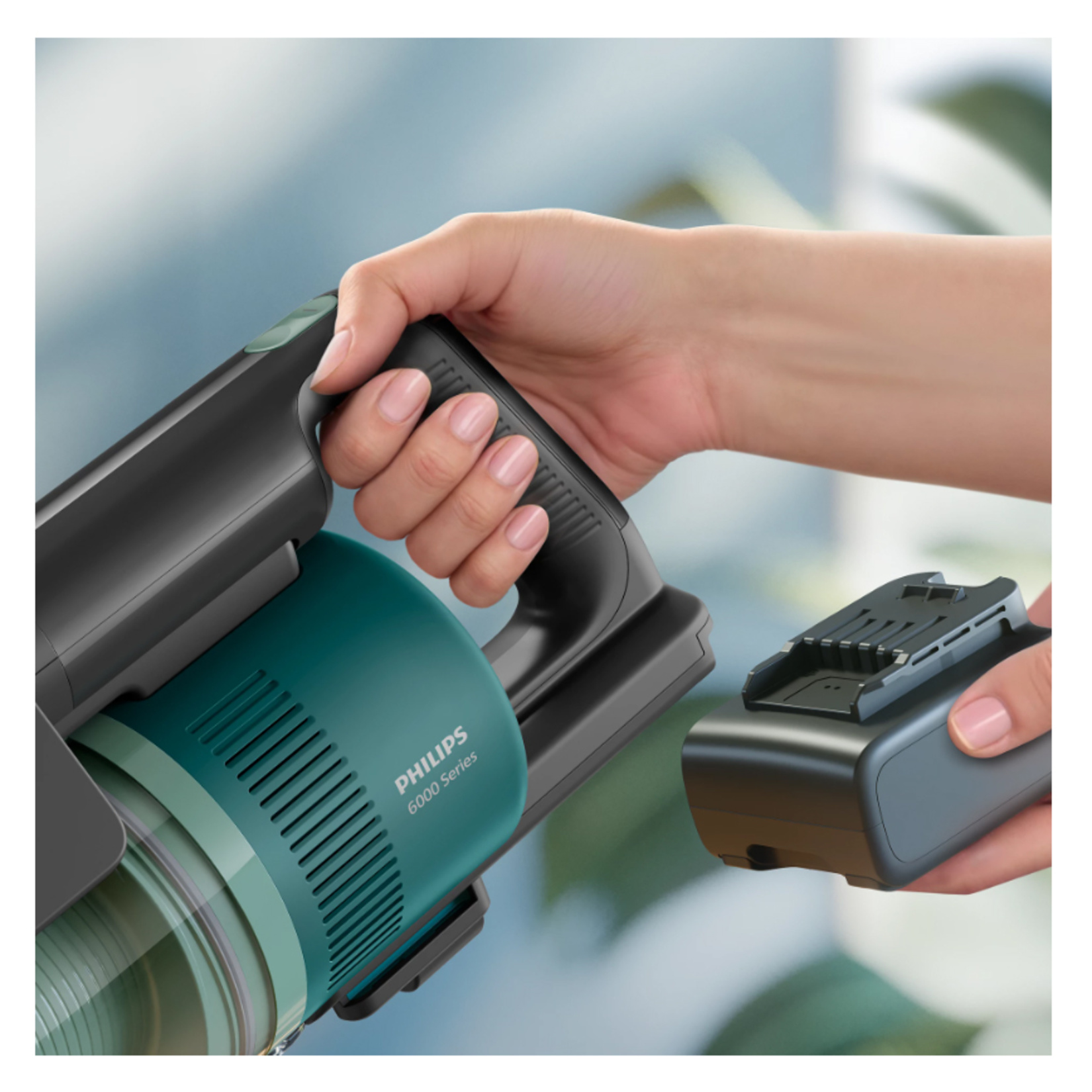 Philips XC6456/10 Kablosuz Şarjlı Dikey Süpürge - Görsel 6