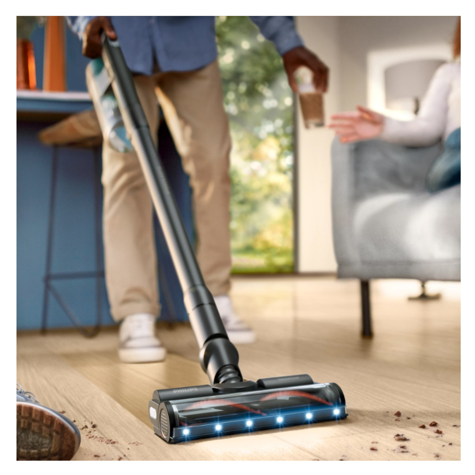 Philips XC6456/10 Kablosuz Şarjlı Dikey Süpürge - Görsel 7