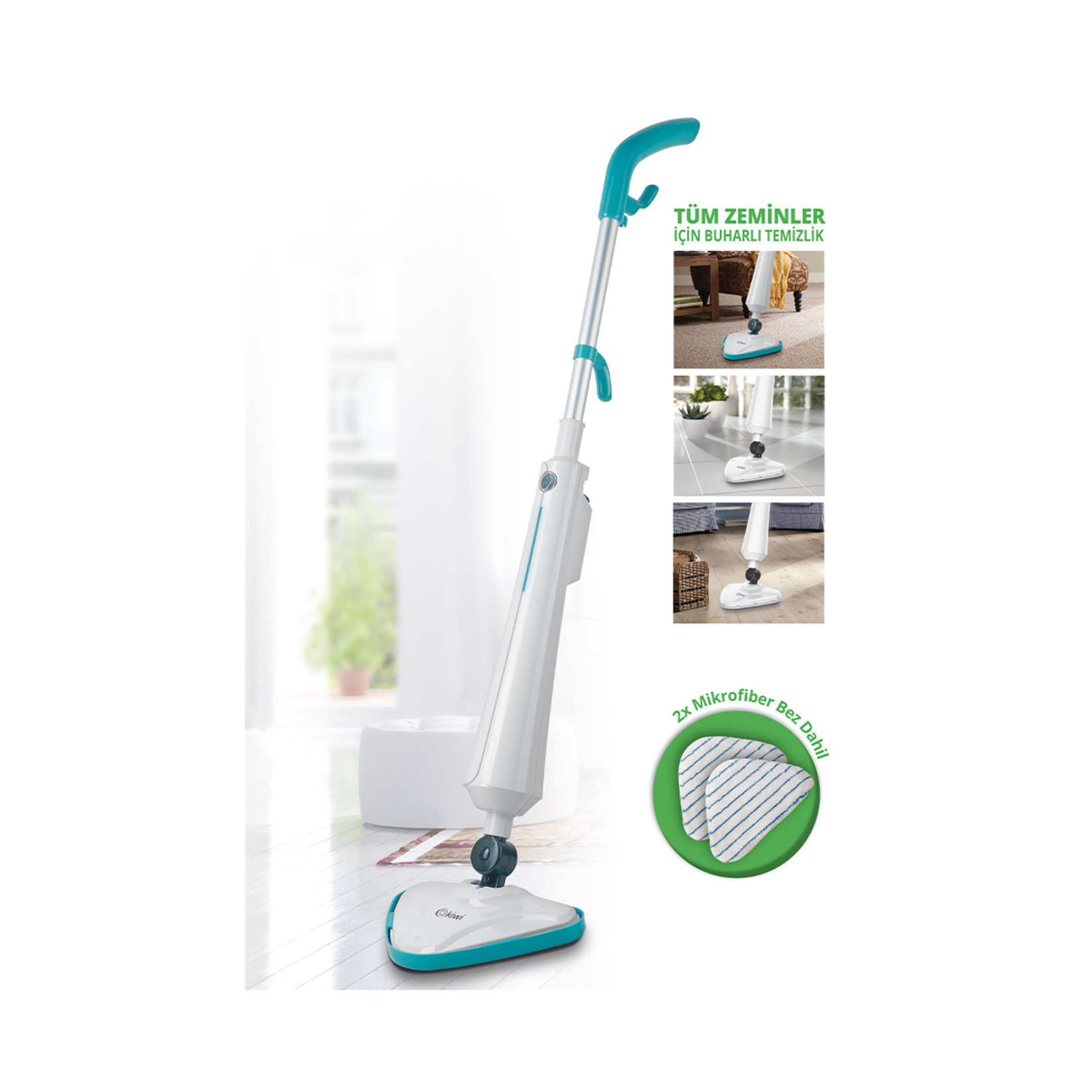 Kiwi KSC-4215 Buharlı Mop