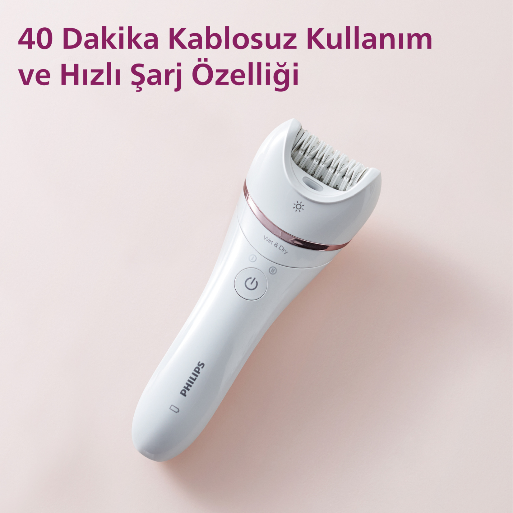 Philips BRE700/05 Islak ve Kuru Epilasyon Cihazı - Görsel 4