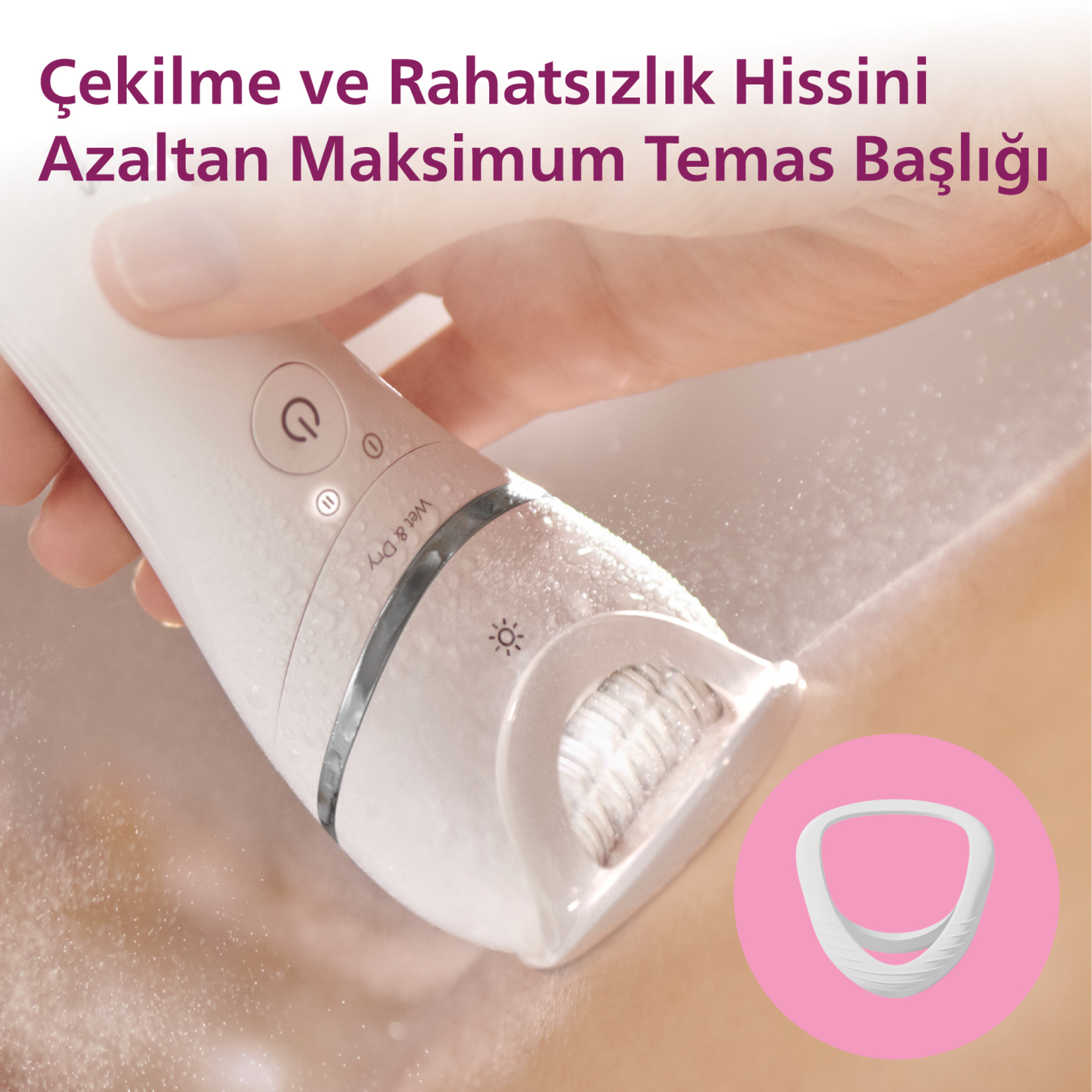 Philips BRE700/05 Islak ve Kuru Epilasyon Cihazı - Görsel 8