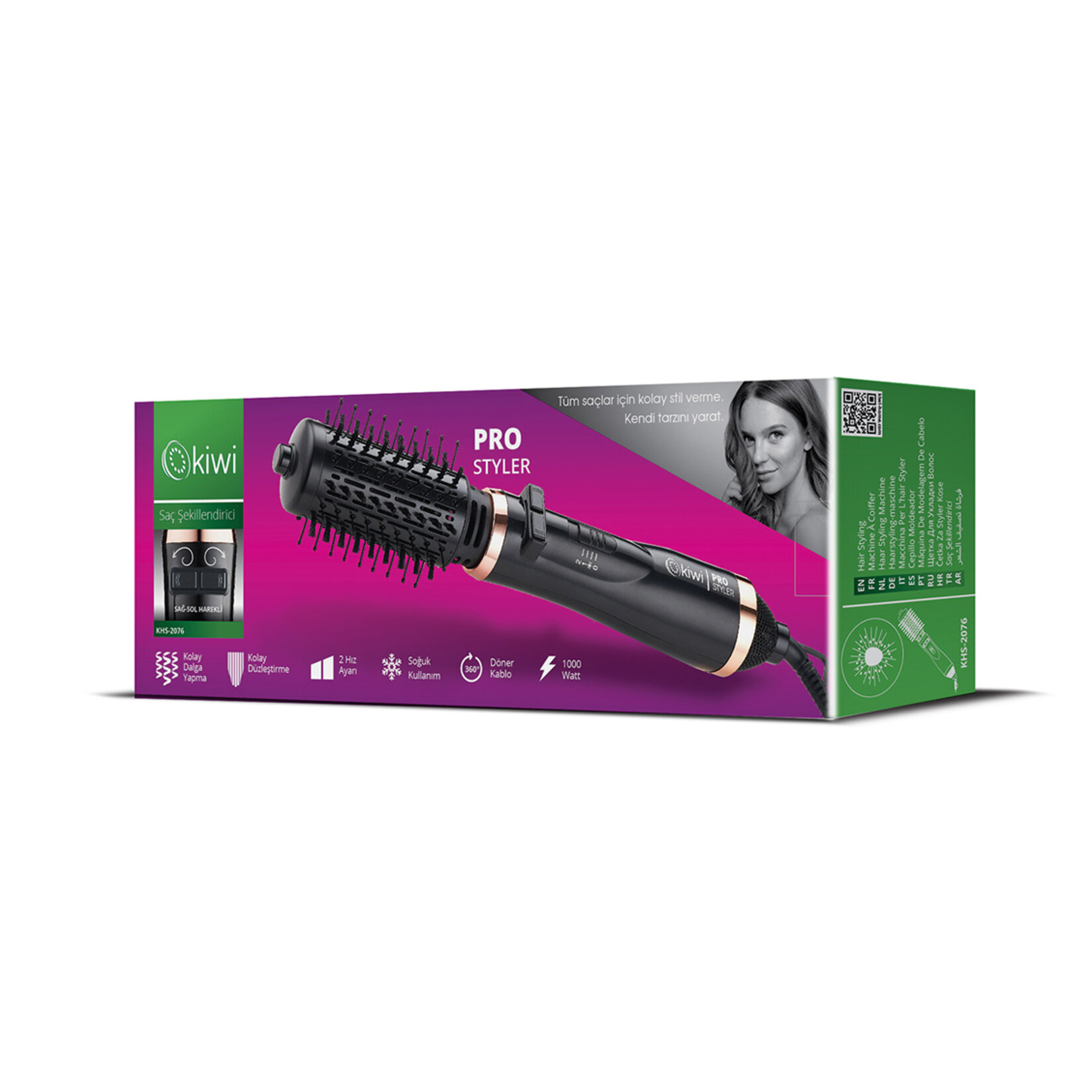 Kiwi KHS-2076 Saç Şekillendirici - Görsel 1