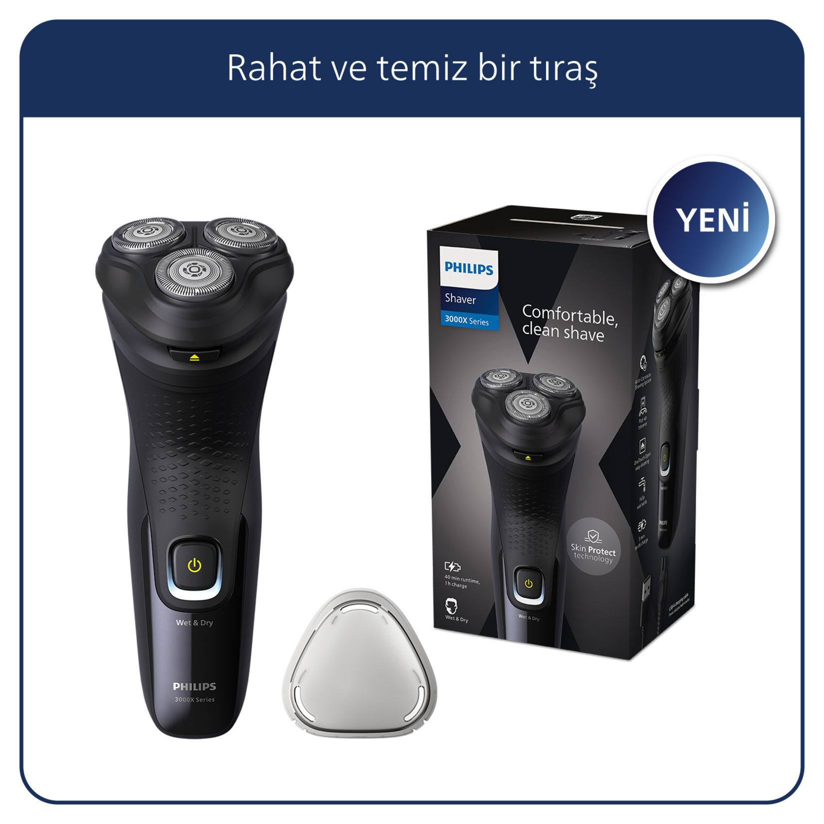 Philips X3021/00 Islak Kuru Traş Makinesi - Görsel 2