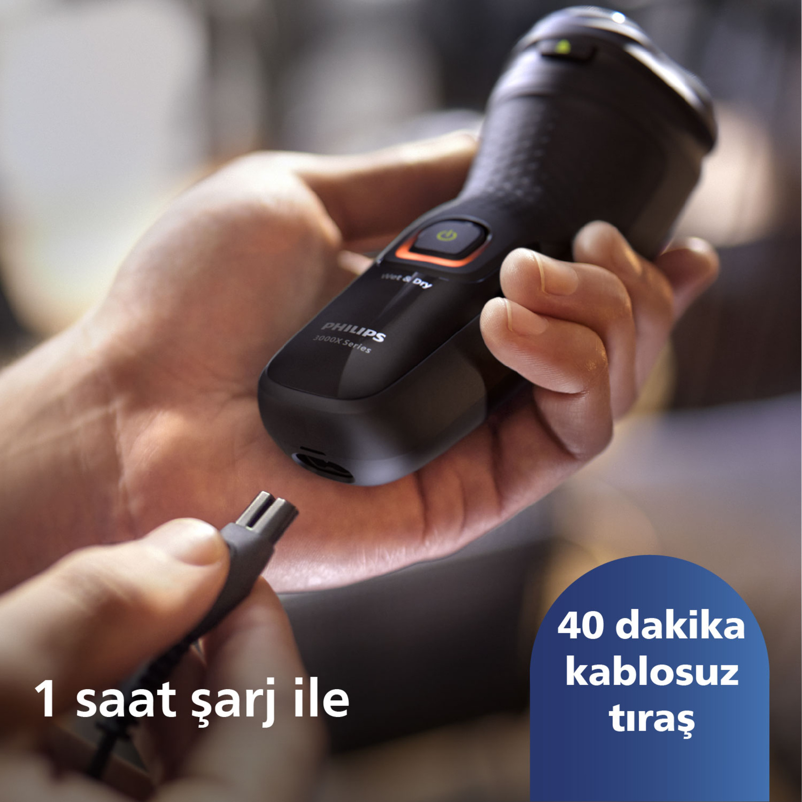 Philips X3021/00 Islak Kuru Traş Makinesi - Görsel 8