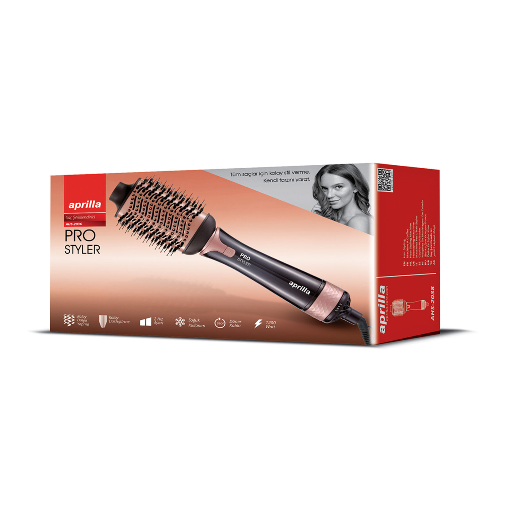 Aprilla AHS-2036 Saç Şekillendirici - Görsel 1