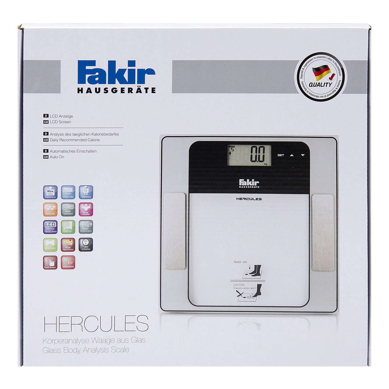 Fakir Hercules Vücut Analız Baskülü