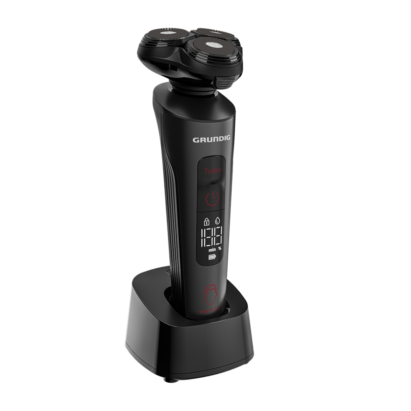 Grundig MS 9130 Proclub Rotary Tıraş Makinesi Gri