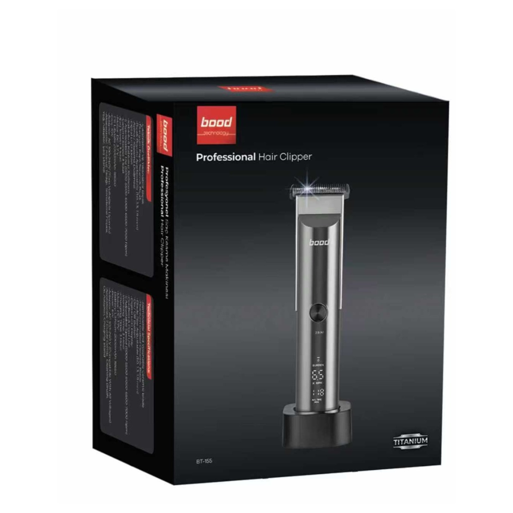 Bood Profesyonel Saç Kesme & Tıraş Makinesi BT-155 - Görsel 1