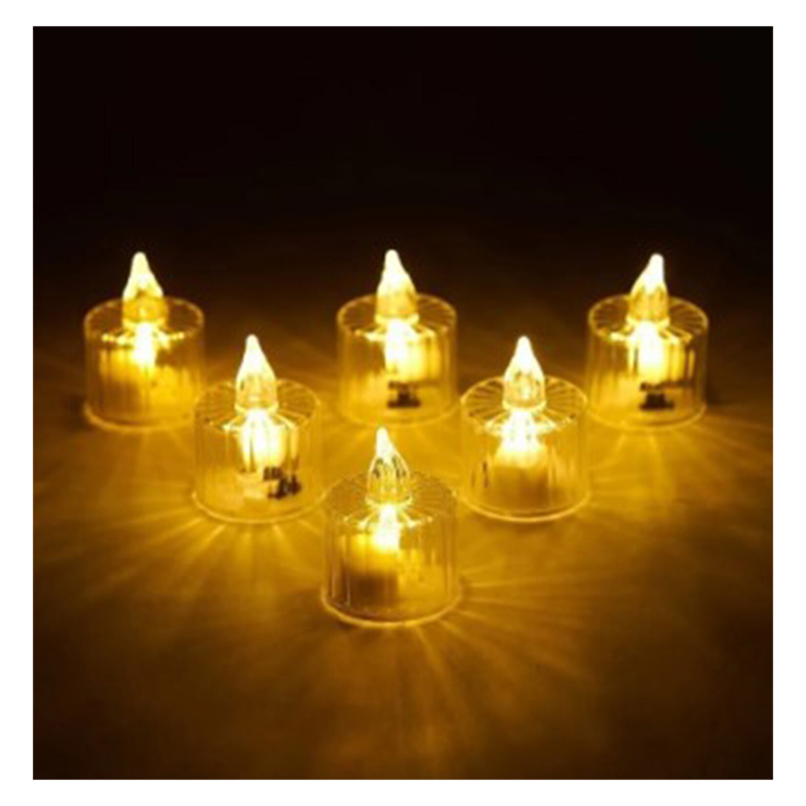 Mystyle Dekoratif Kristal Led Tealight Mum 6'lı - Görsel 2