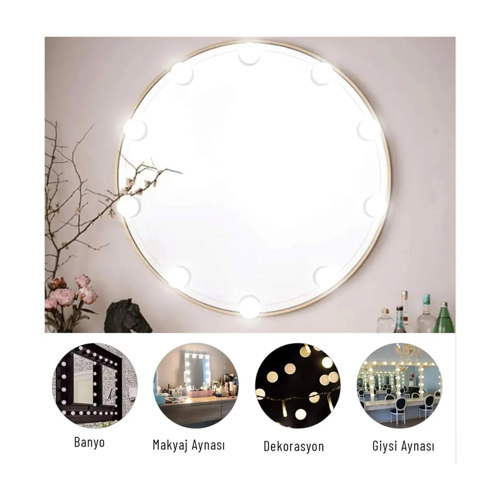 Shethink Led Ayarlanabilir Makyaj Lambası Sh-35 - Görsel 3