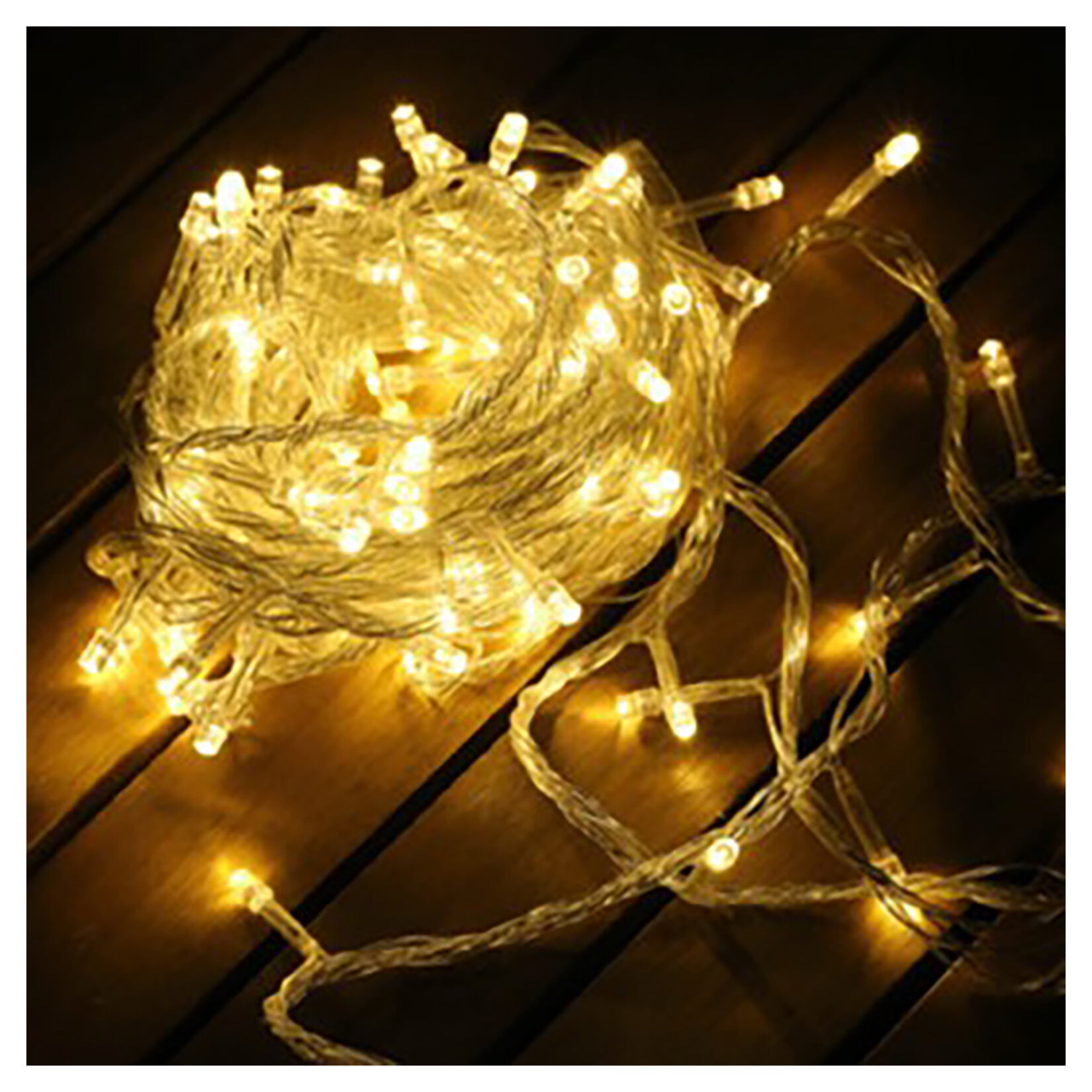 i'think Yılbaşı Sarı Led Işık 50 Led LS-820 - Görsel 1